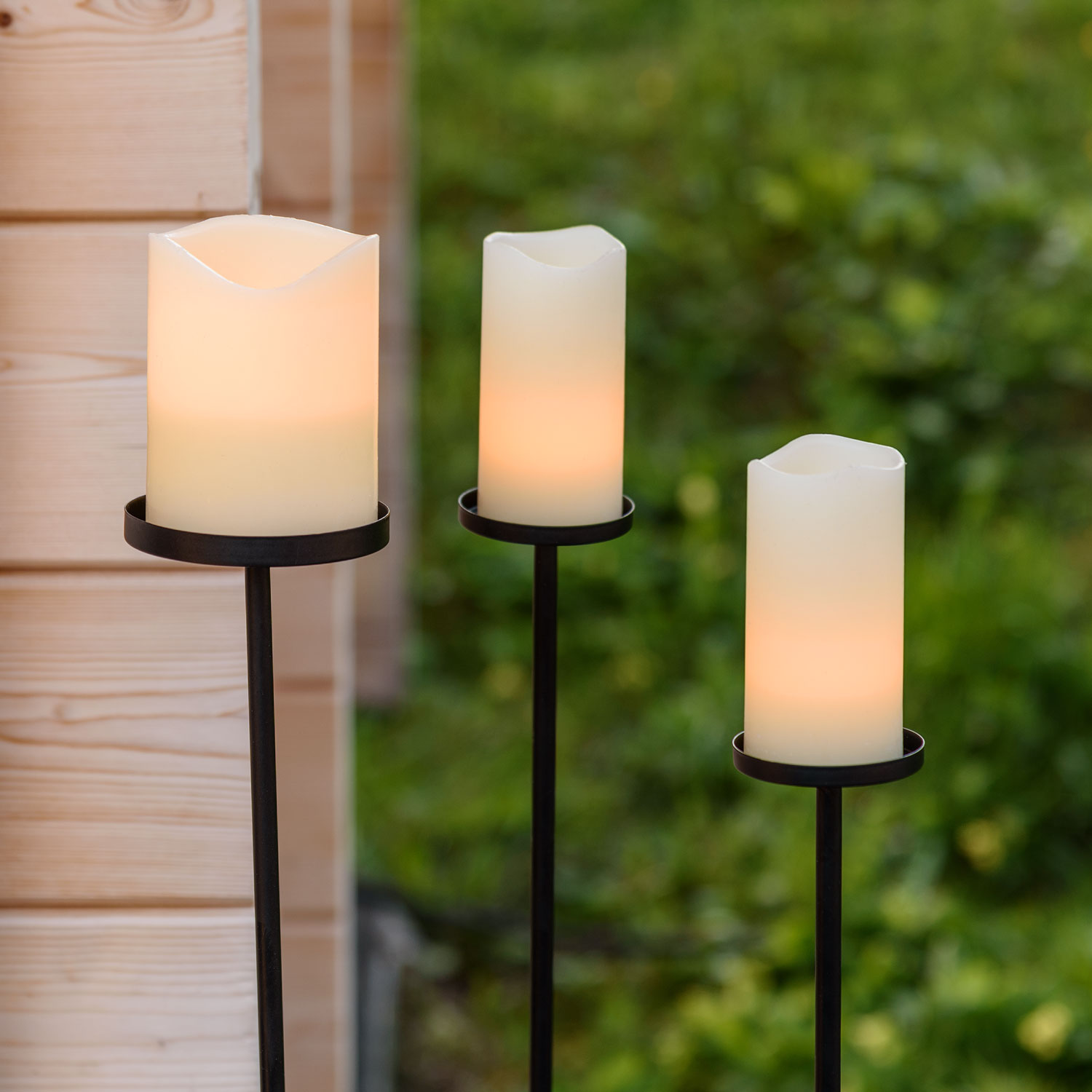 Pie de jardín para velas 2 Pie de jardín para velas 2