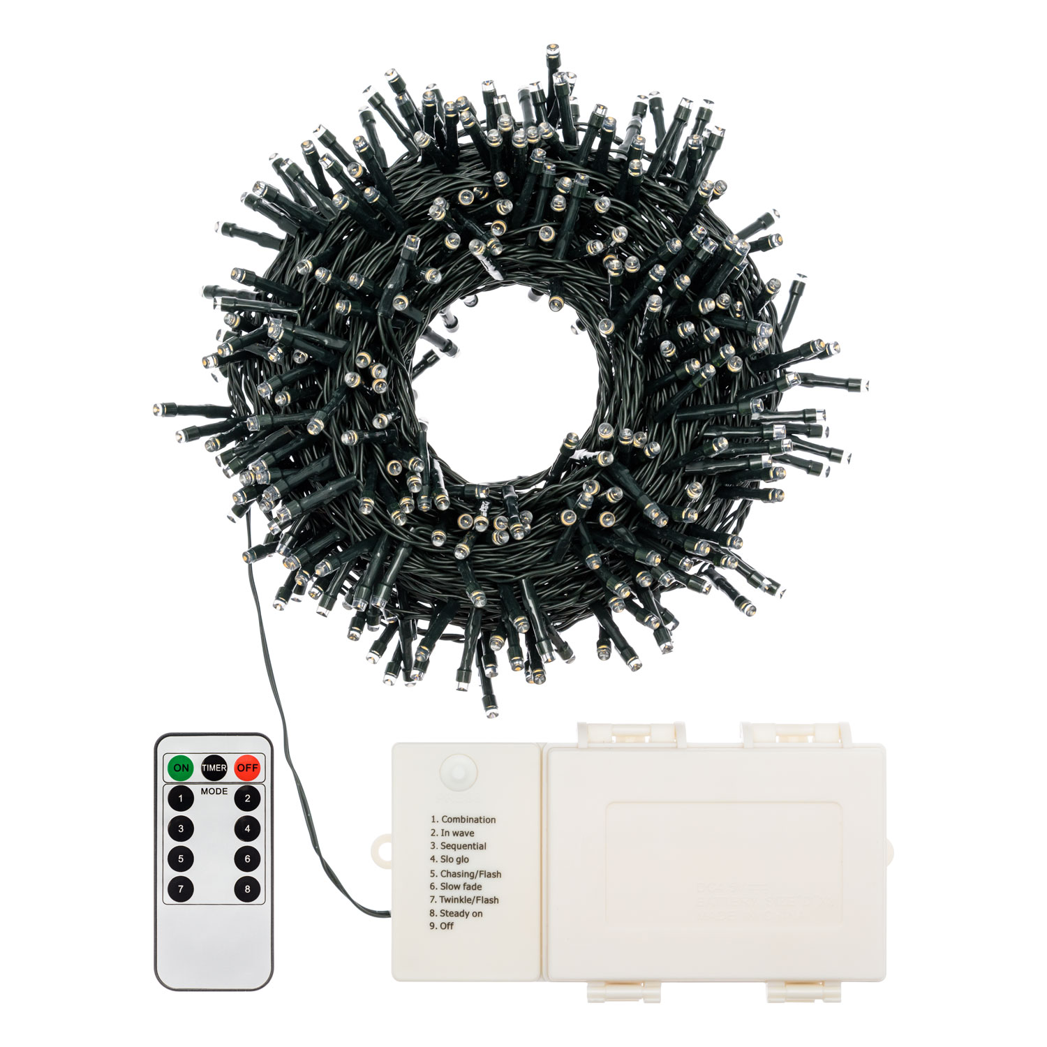 Guirnalda de luces 20 m, 500 led multicolor, a pilas 2 Guirnalda de luces 20 m, 500 led multicolor, a pilas 2