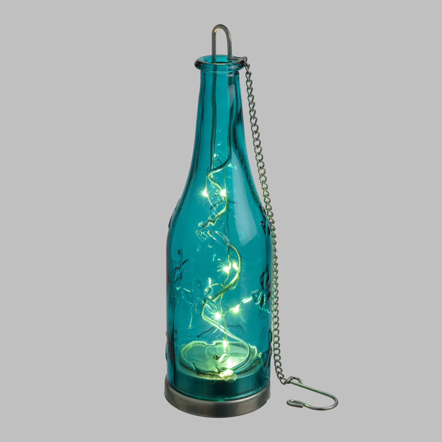 Botella con luces Led h. 24 cm 4 Botella con luces Led h. 24 cm 4