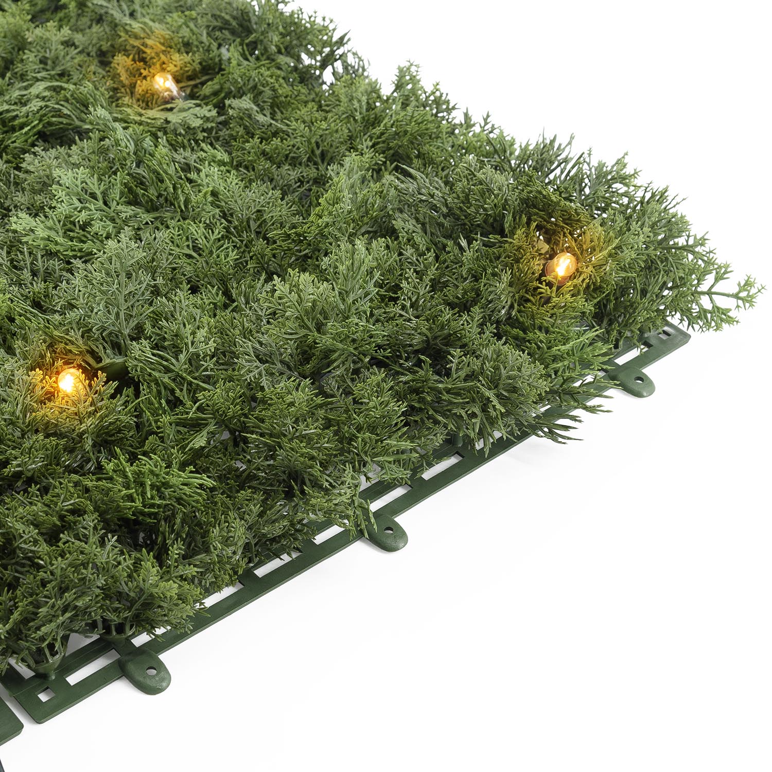 Pannello di Lichene artificiale verde bosco Green Wall Light, 16 maxiled Dual Color bianco caldo 7