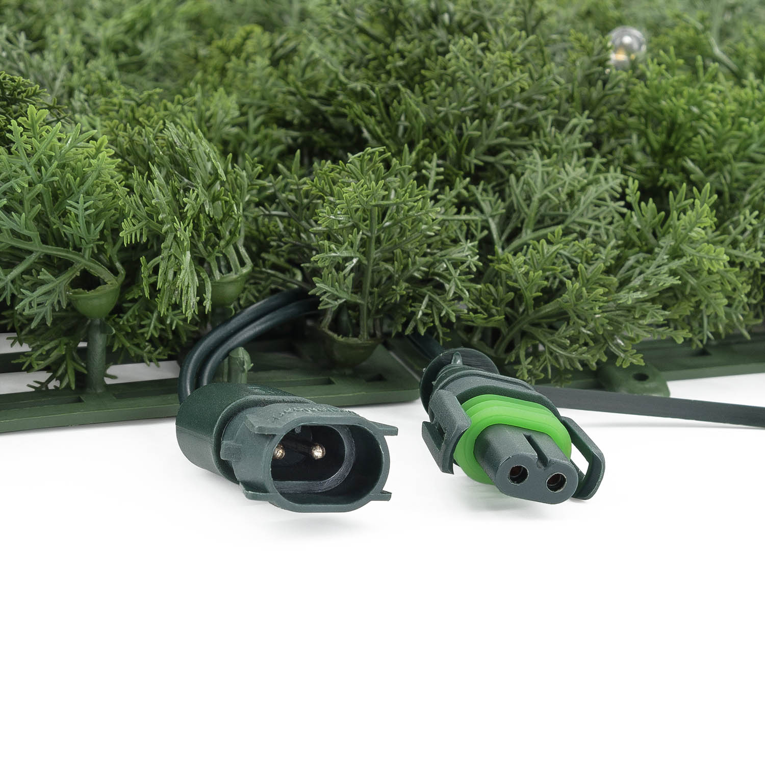 Panneau de Lichen artificiel vert forêt Green Wall Light, 16 Maxiled Dual Color blanc chaud 10