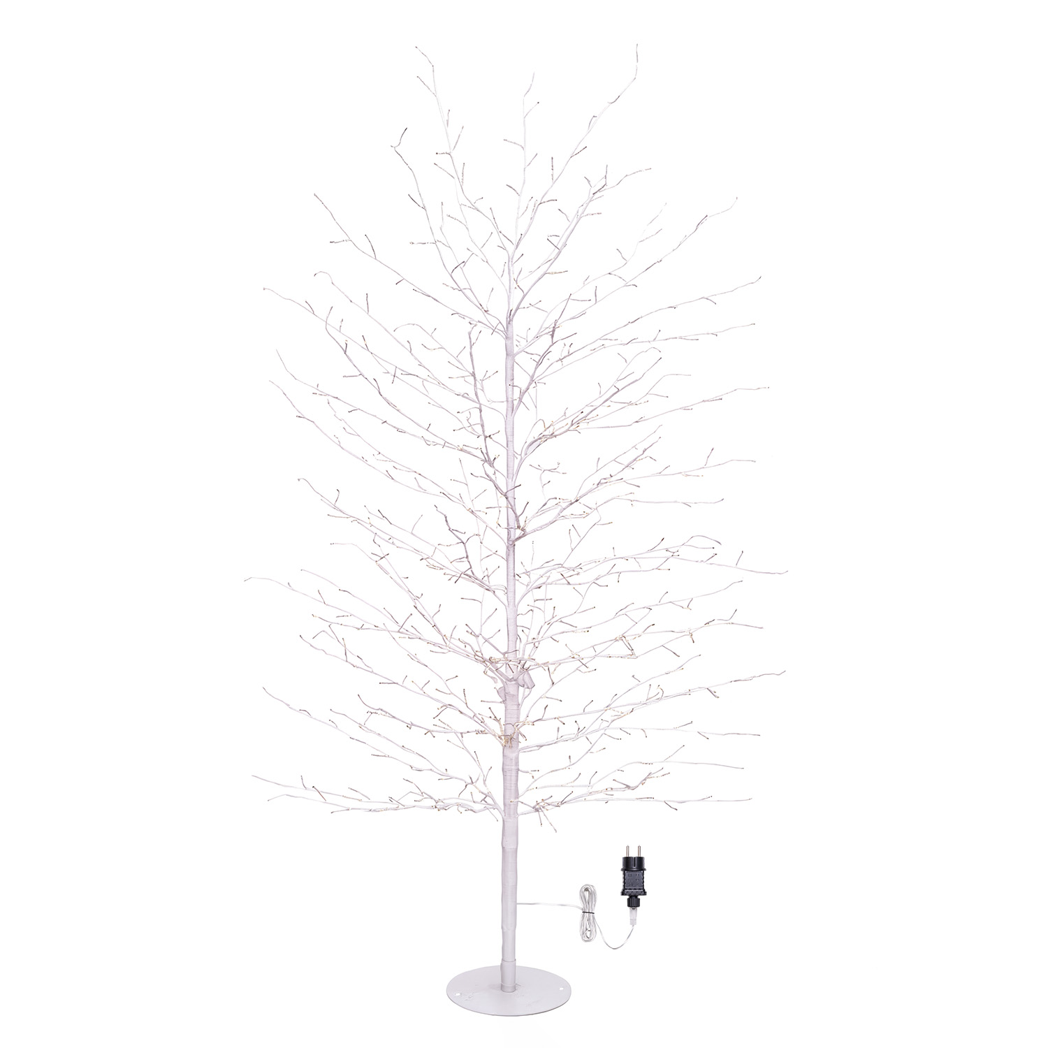 Rama Árbol luminoso Tilo blanco h 1,5 m, 640 microled blanco cálido, uso interior 2
