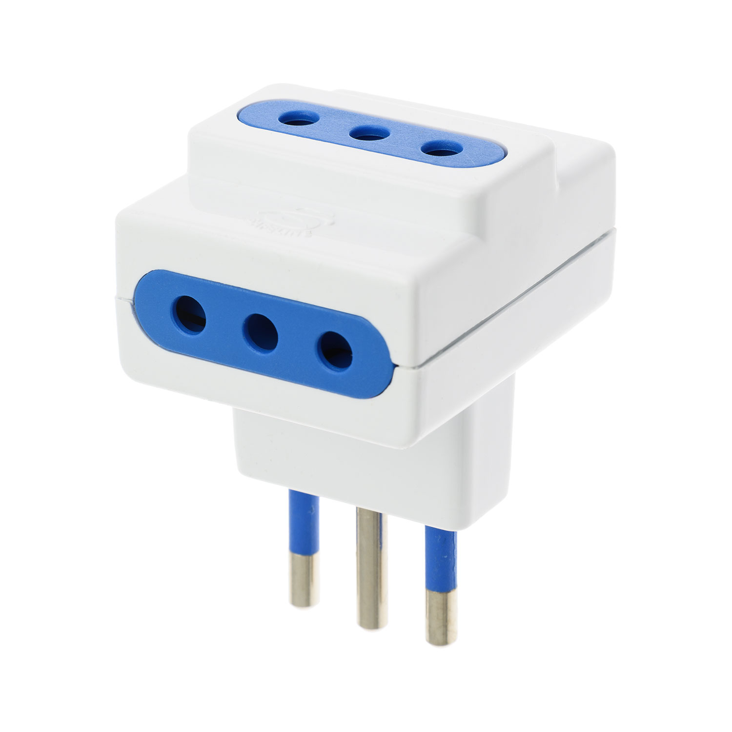 Adattatore triplo con spina 10A Adattatore triplo con spina 10A