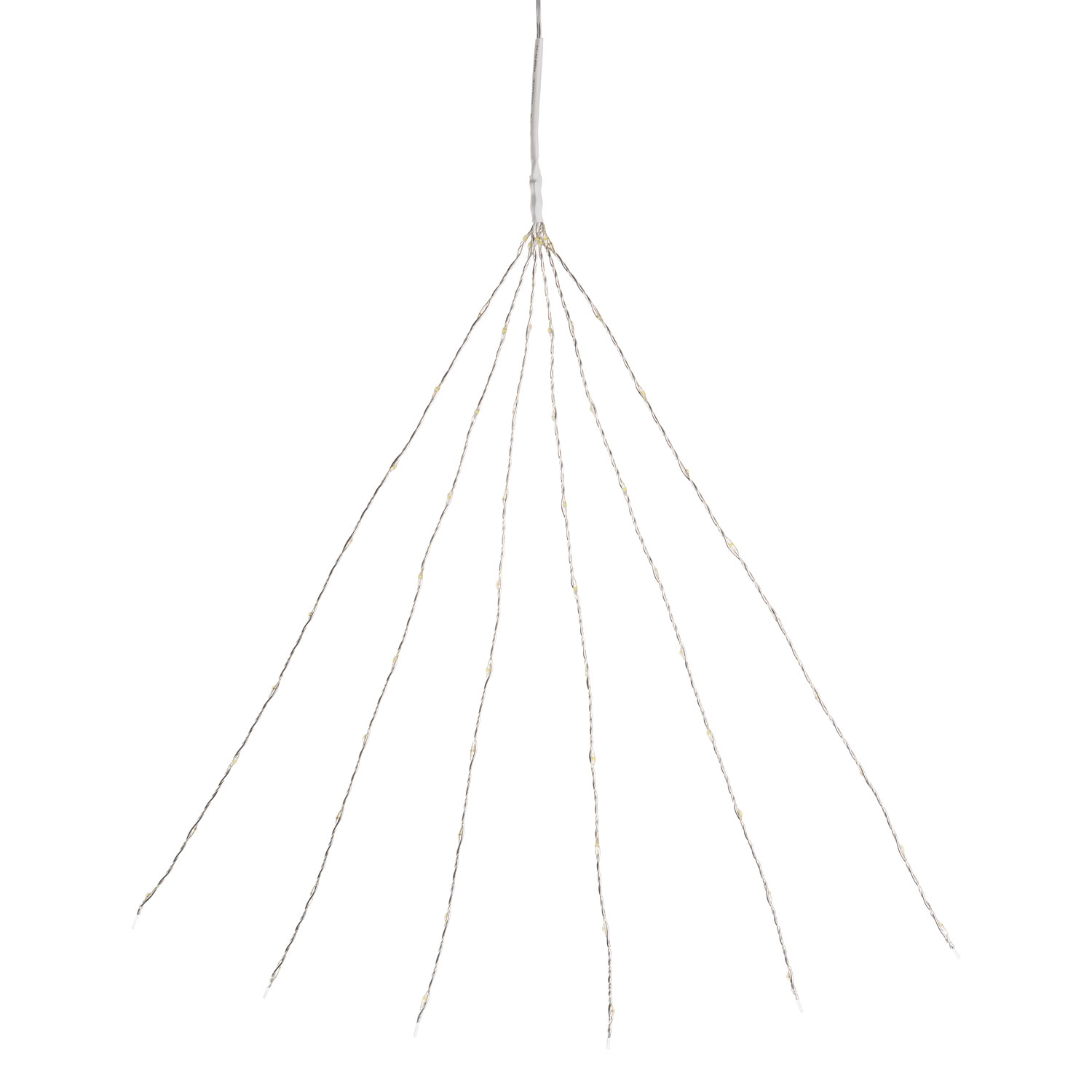 Ramo luminoso argento 60 cm, 60 microled bianco freddo 2 Ramo luminoso argento 60 cm, 60 microled bianco freddo 2