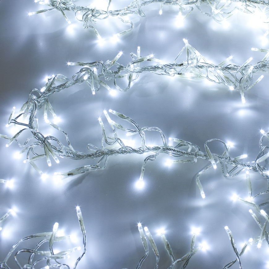 12.5m 1100 White MiniLed Cluster String Lights 9 12.5m 1100 White MiniLed Cluster String Lights 9