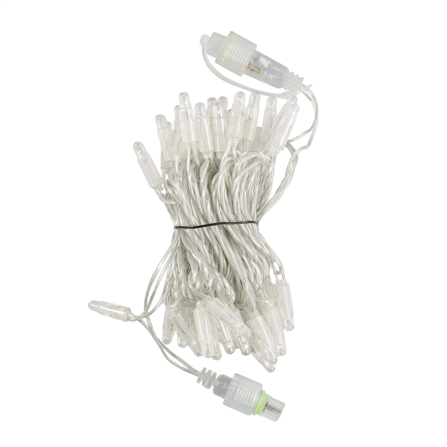 Catena Connect ProLine 36V, 5 m, 50 maxiled bianco caldo, cavo trasparente, prolungabile 6