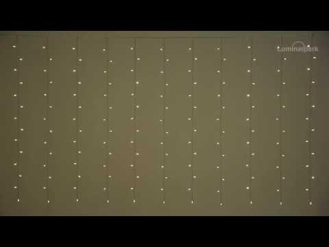Lichtervorhang 3 x h 1,52 m, 182 LEDs warmweiß 2 Lichtervorhang 3 x h 1,52 m, 182 LEDs warmweiß 2