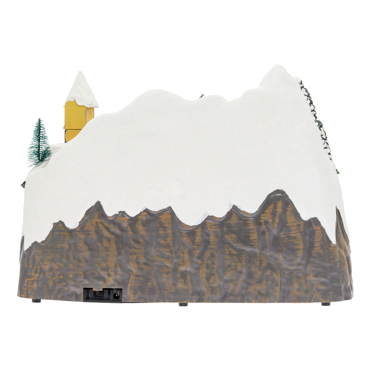 Weihnachtsdorf, mit Skifahrern und rotierenden Schlittschuhläufern, h 24 cm, mit Weihnachtsliedern 6 Weihnachtsdorf, mit Skifahrern und rotierenden Schlittschuhläufern, h 24 cm, mit Weihnachtsliedern 6