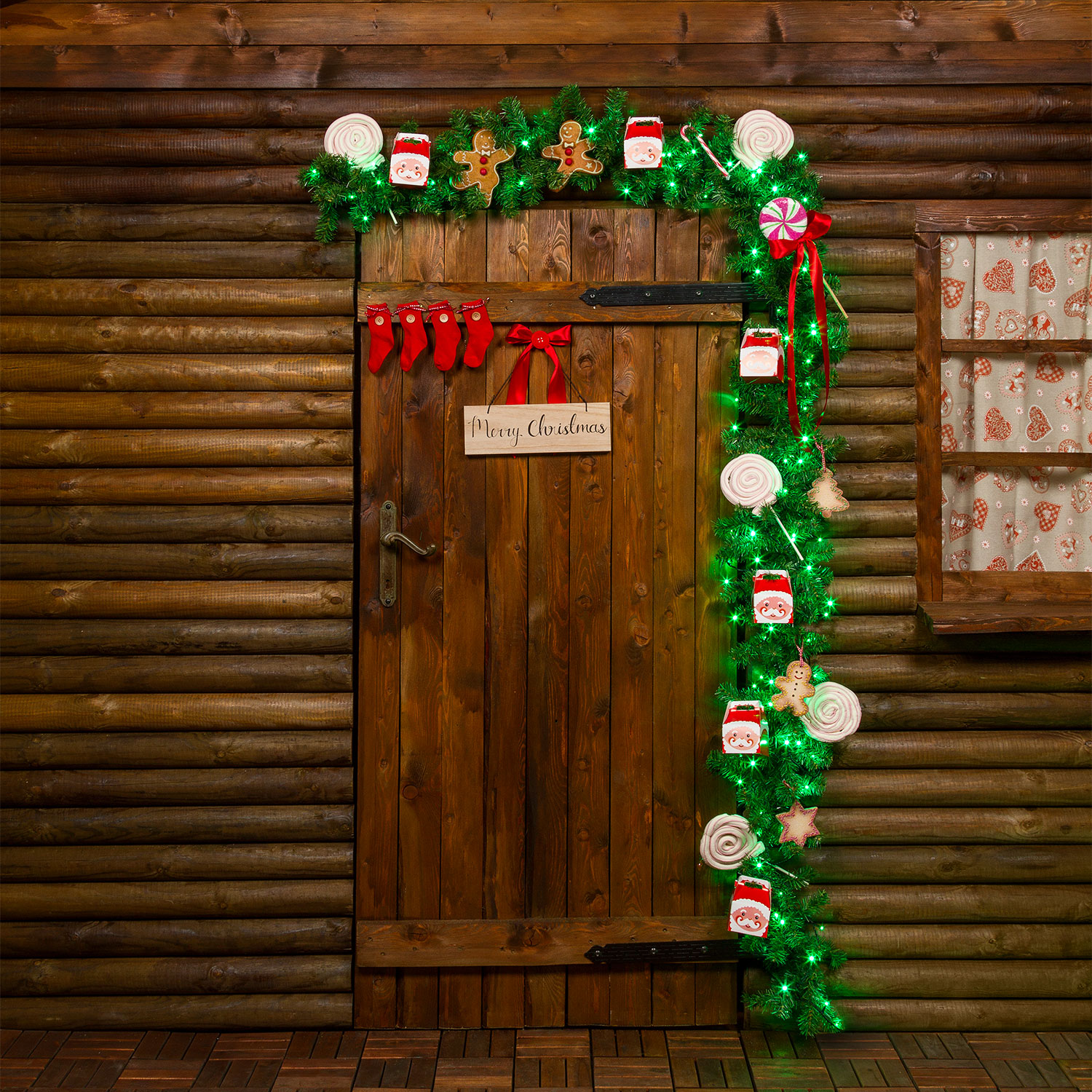 Guirlande 25,7 m, 360 miniled vert, câble vert 3 Guirlande 25,7 m, 360 miniled vert, câble vert 3