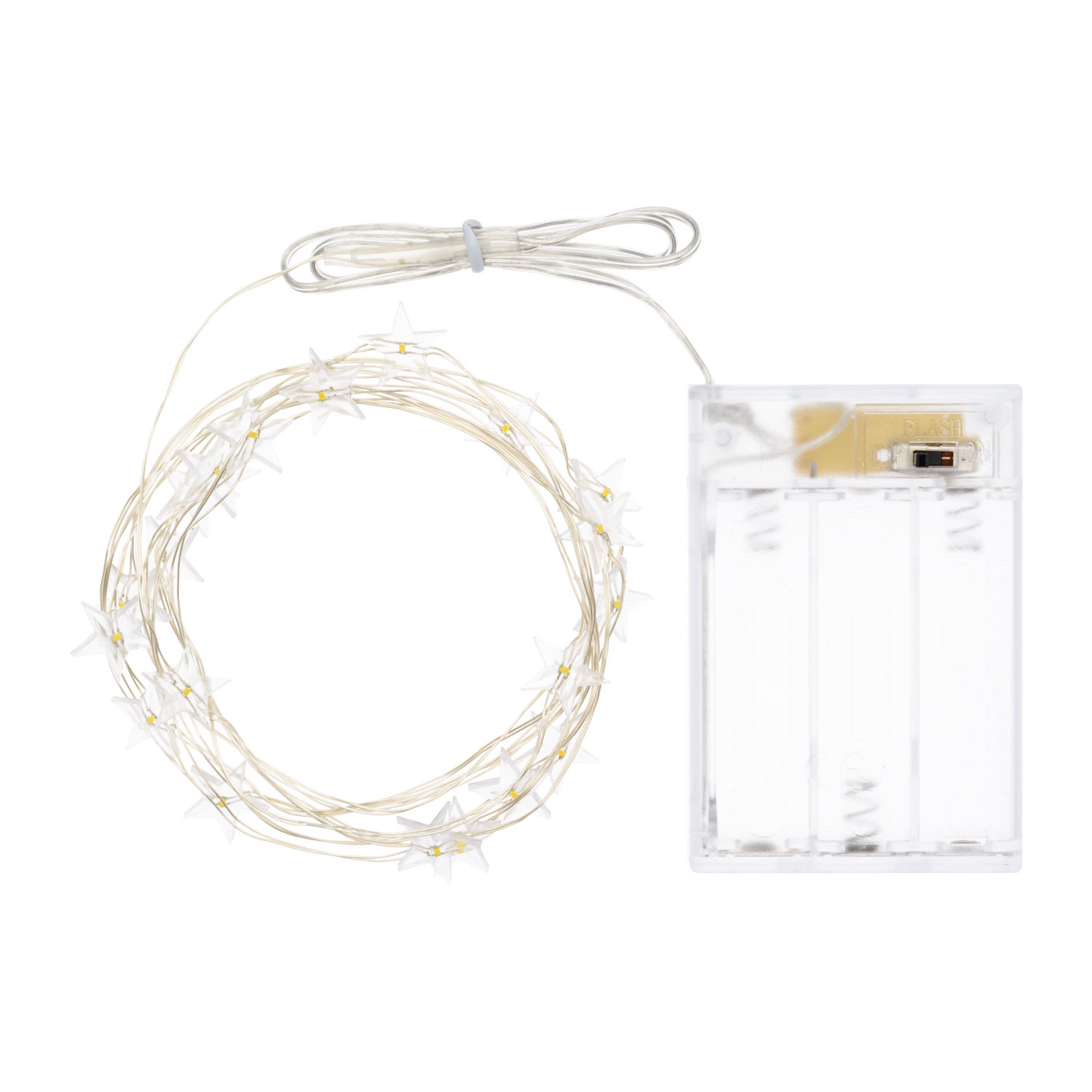 Guirlande lumineuse de 20 étoiles, microled blanc chaud 3 Guirlande lumineuse de 20 étoiles, microled blanc chaud 3