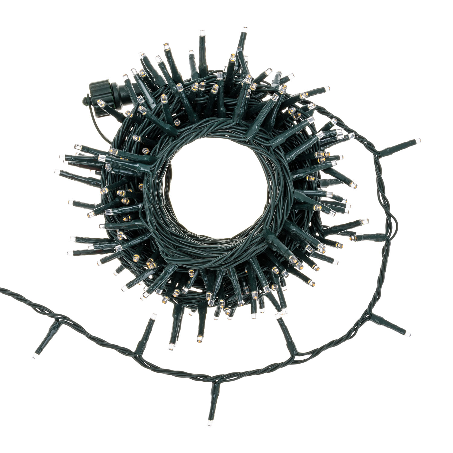 Smart Connect Lichterkette, 10 m, 200 MiniLEDs extra warmweiß, grünes Kabel 4 Smart Connect Lichterkette, 10 m, 200 MiniLEDs extra warmweiß, grünes Kabel 4