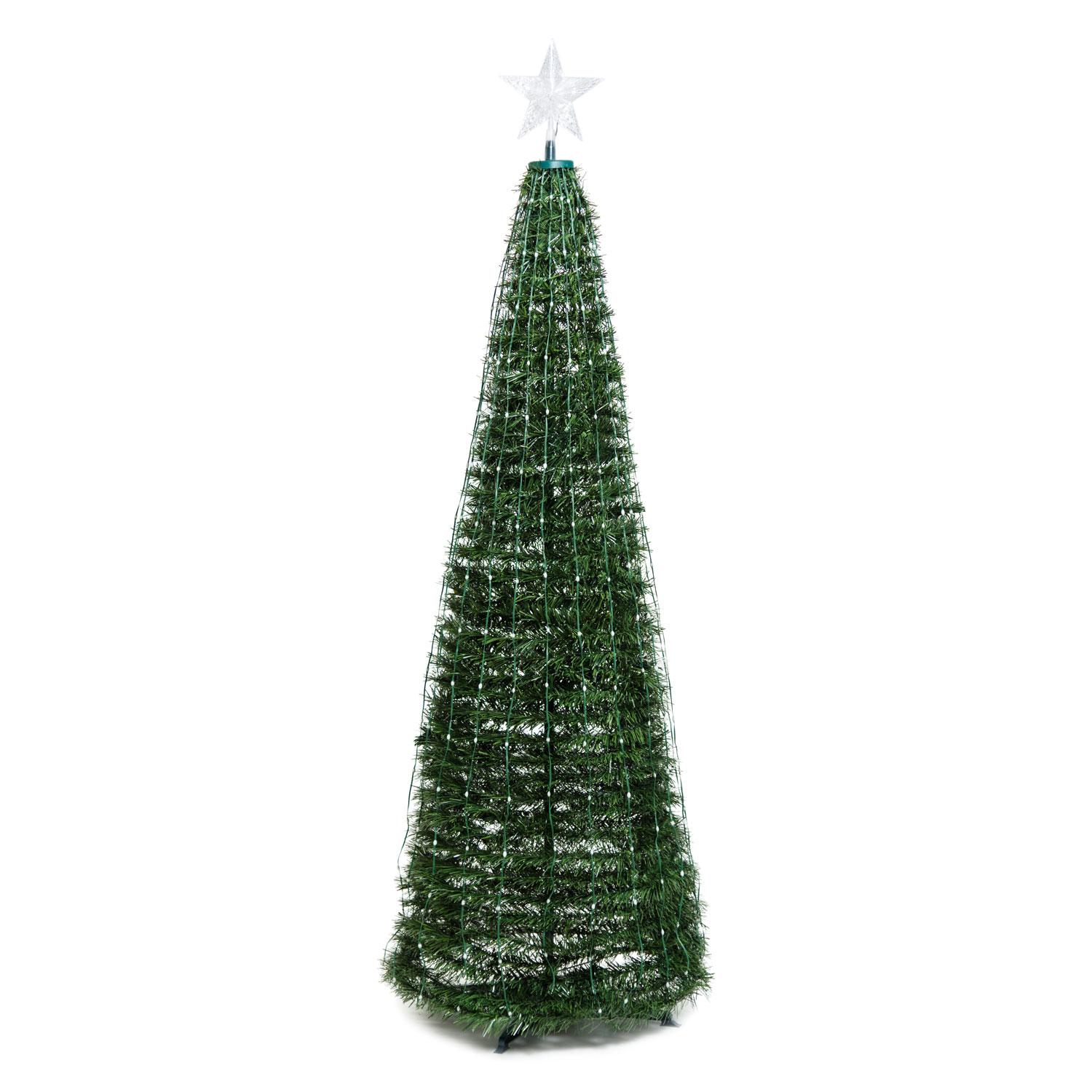 Faltbarer Baum aus künstlichem Kiefer, h. 180 cm, 304 RGB LED Lichterperlen 3 Faltbarer Baum aus künstlichem Kiefer, h. 180 cm, 304 RGB LED Lichterperlen 3