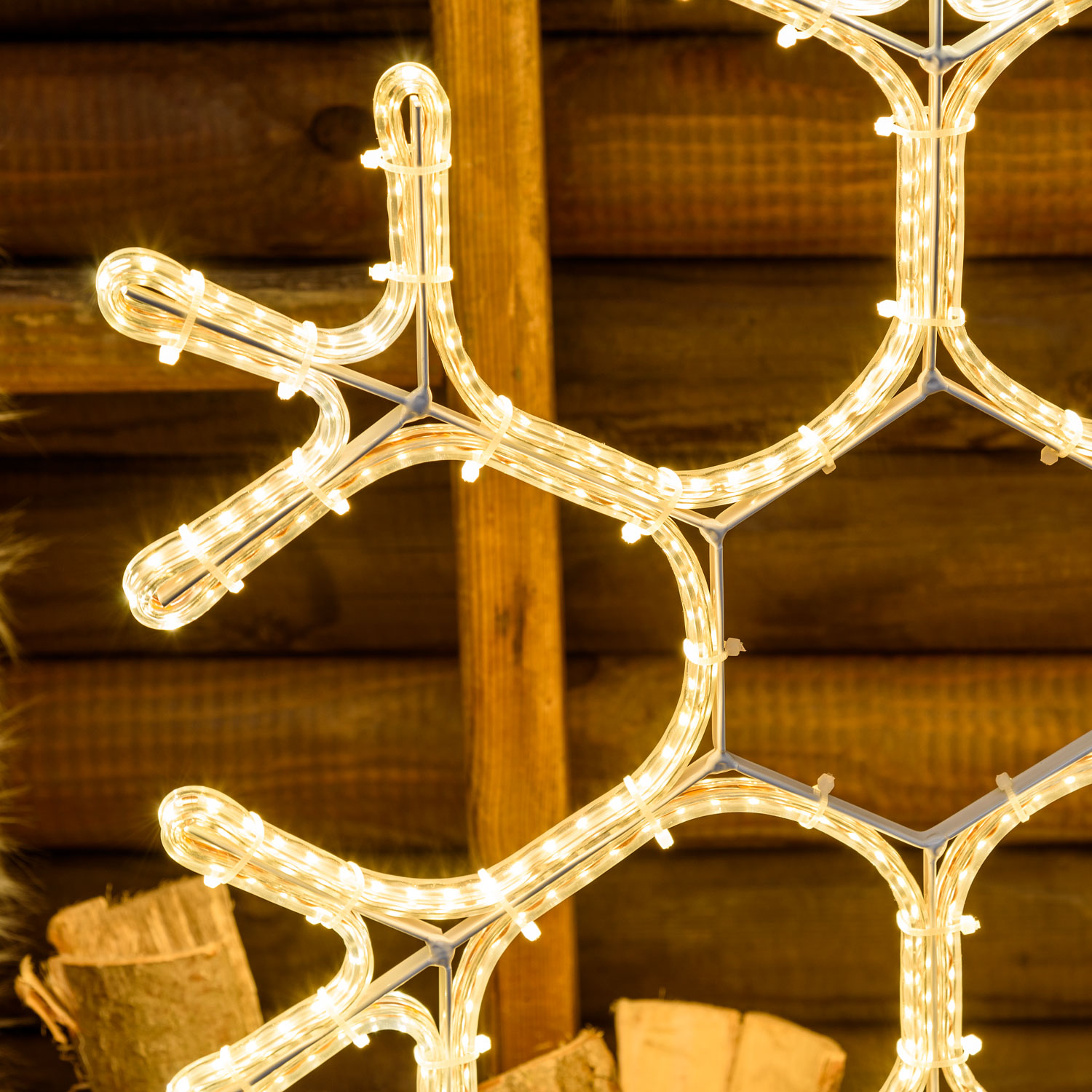 Copo de nieve tubo ultraluminoso, 384 led blanco cálido 7 Copo de nieve tubo ultraluminoso, 384 led blanco cálido 7