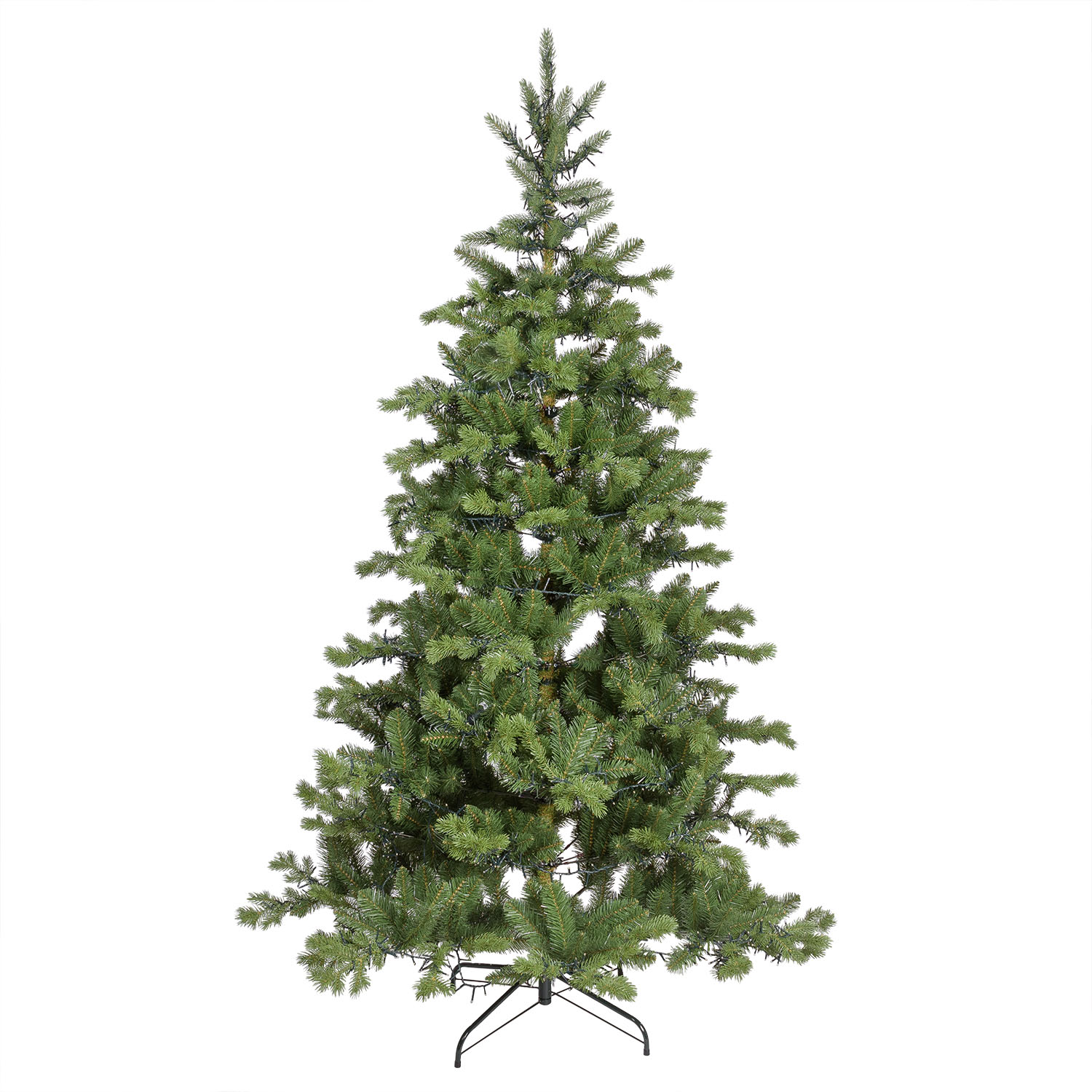 Alpino artificial pine Tree 210 cm, 1000 warm white integrated LEDs, high density 5