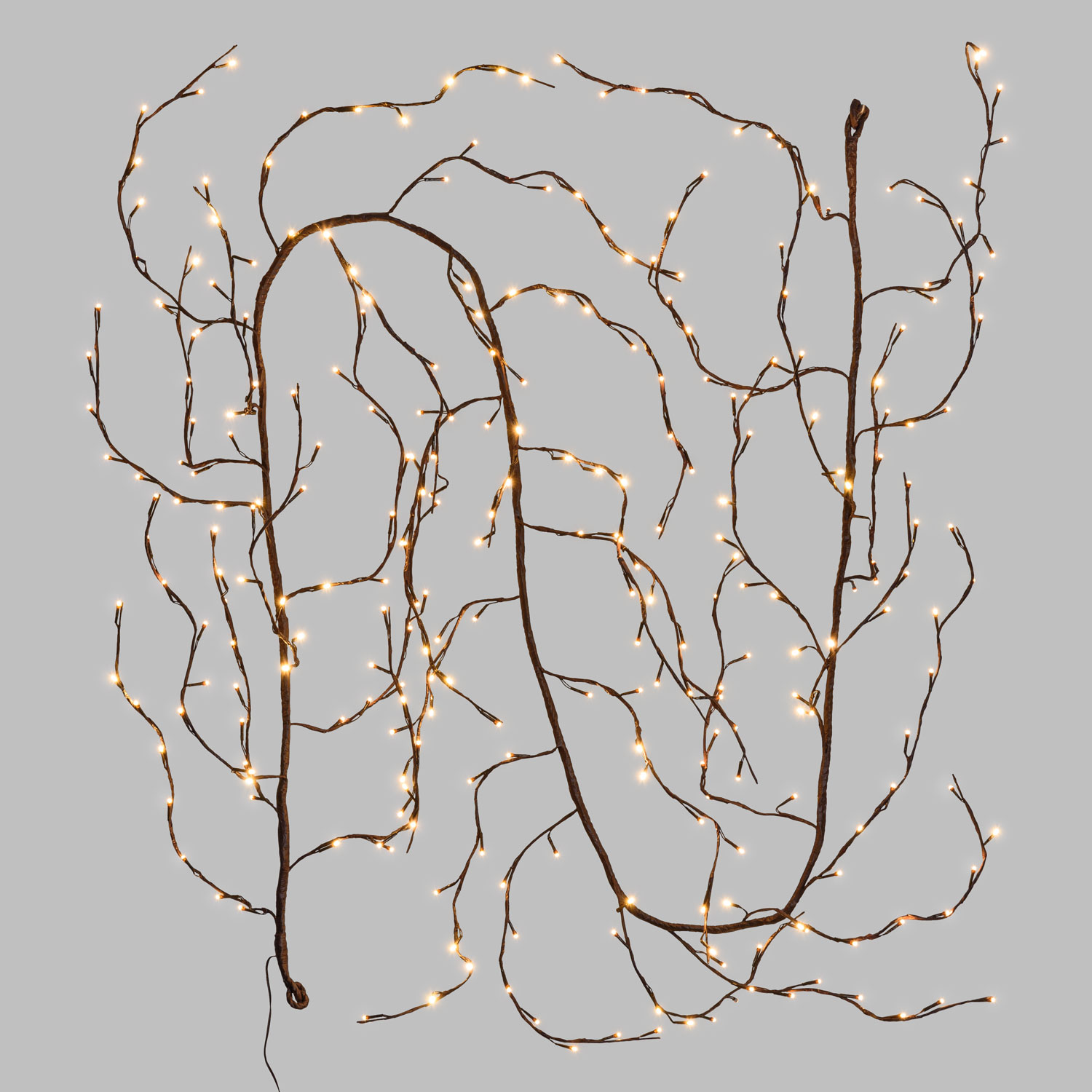 Branche marron h 3 m, 288 led blanc chaud 13 Branche marron h 3 m, 288 led blanc chaud 13