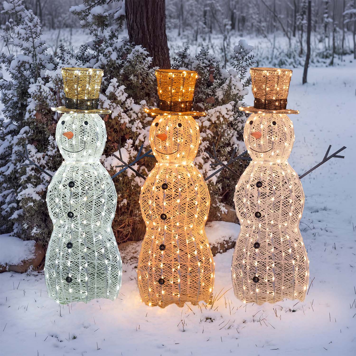 Bonshommes de neige Dual LED