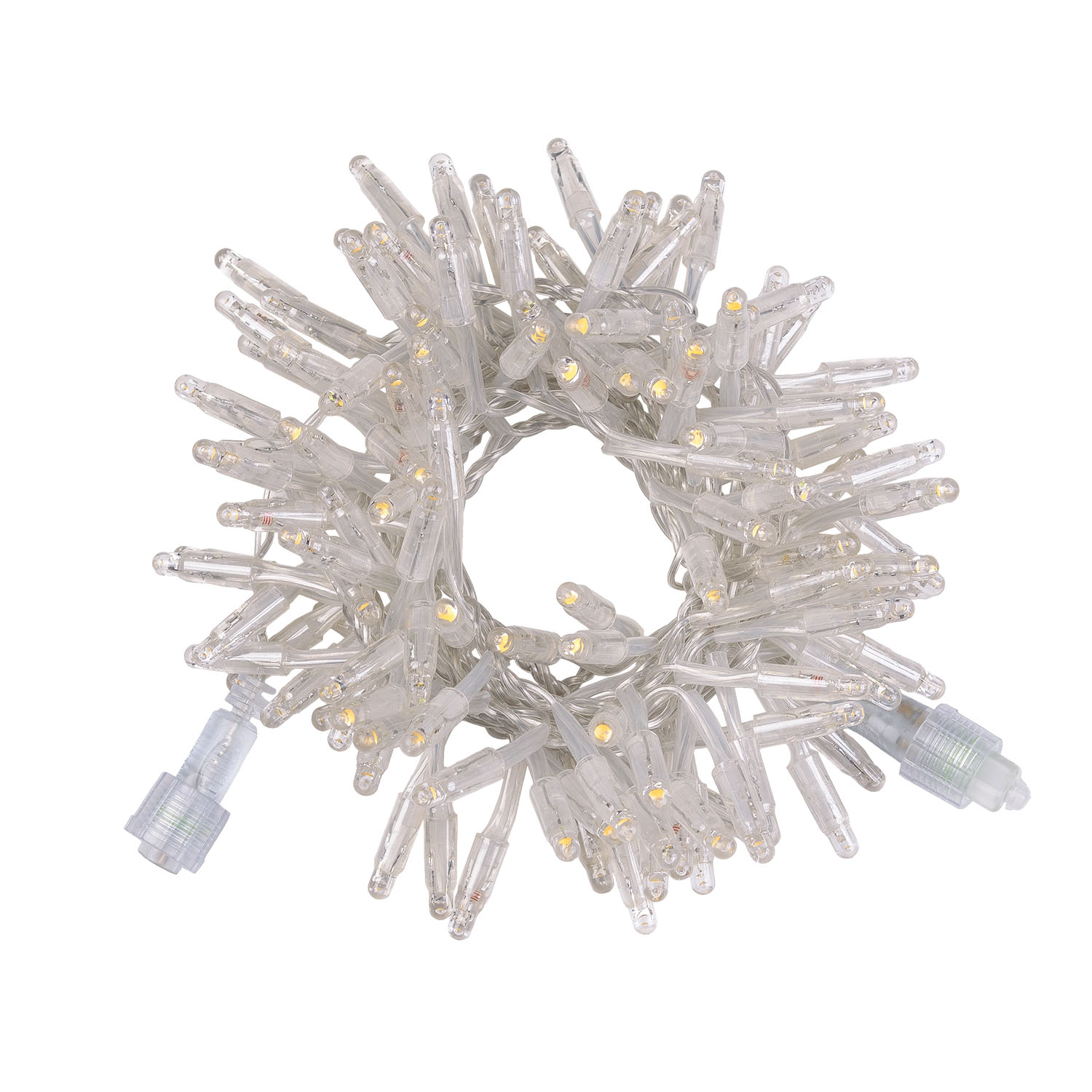 Cluster Lichterkette Connect ProLine 36V, 2,5 m, 120 Maxiled warmweiß, transparentes Kabel, verlängerbar 3