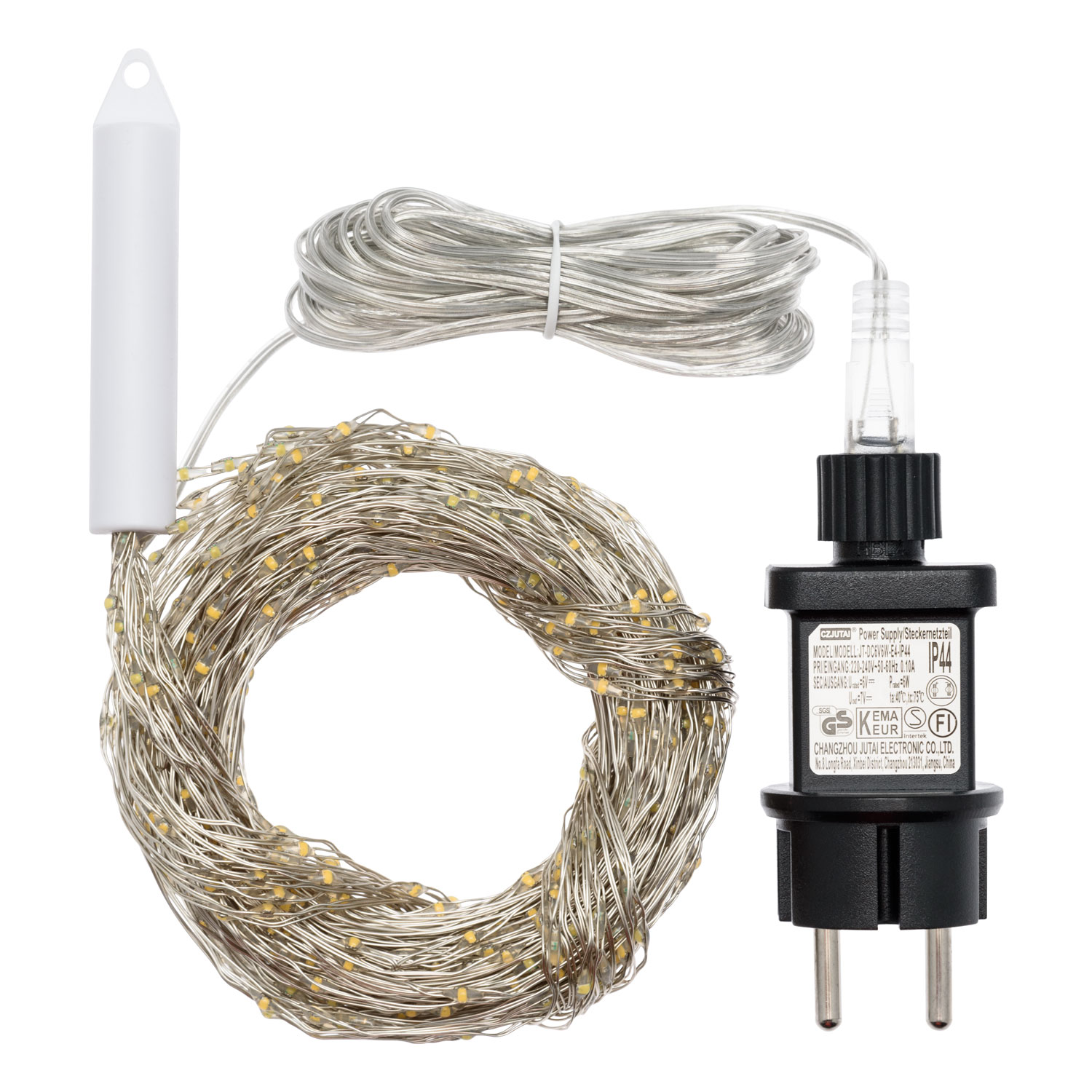 Cascades de lumières 3 m, 900 microled blanc chaud et blanc froid, câble argenté 8 Cascades de lumières 3 m, 900 microled blanc chaud et blanc froid, câble argenté 8