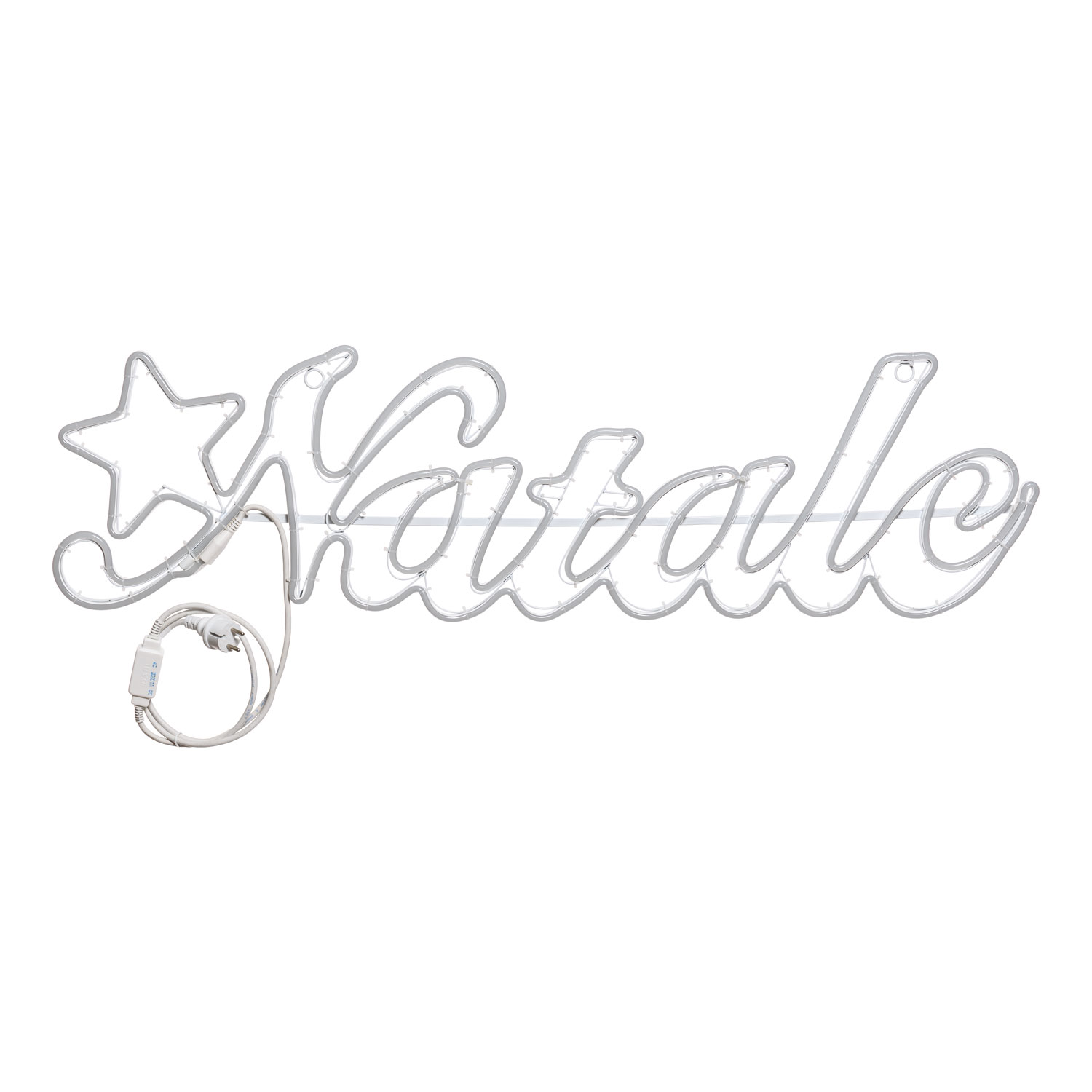 Scritta "Natale" in tubo effetto neon, 840 led bianco caldo 2 Scritta "Natale" in tubo effetto neon, 840 led bianco caldo 2