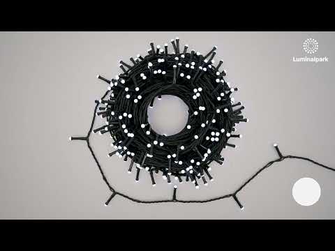 Lichterkette 25 m, Solarpanel und Transformator inklusive 2 Lichterkette 25 m, Solarpanel und Transformator inklusive 2