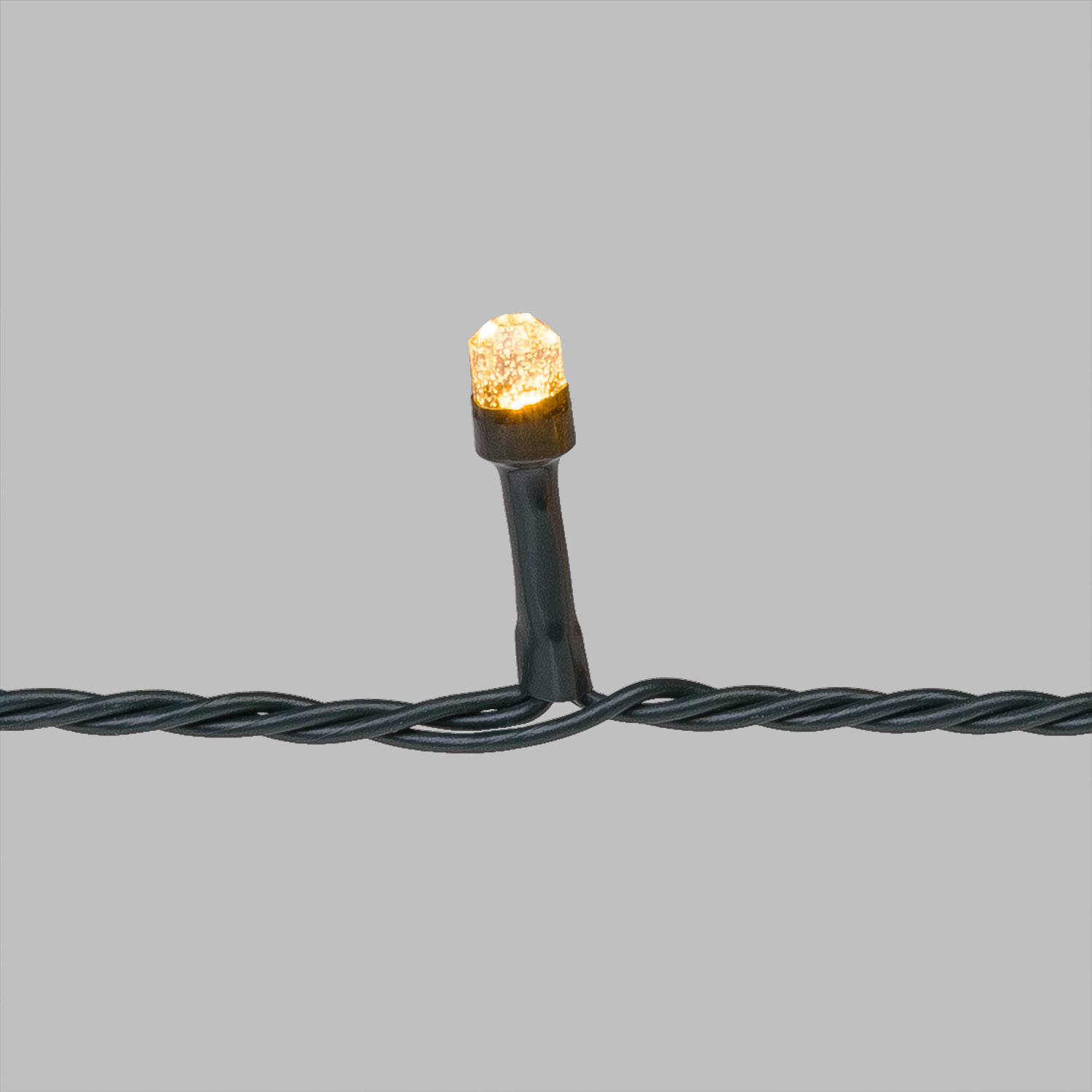 Catena 50 m, 500 led Diamante Bubble bianco extra caldo, cavo verde 3