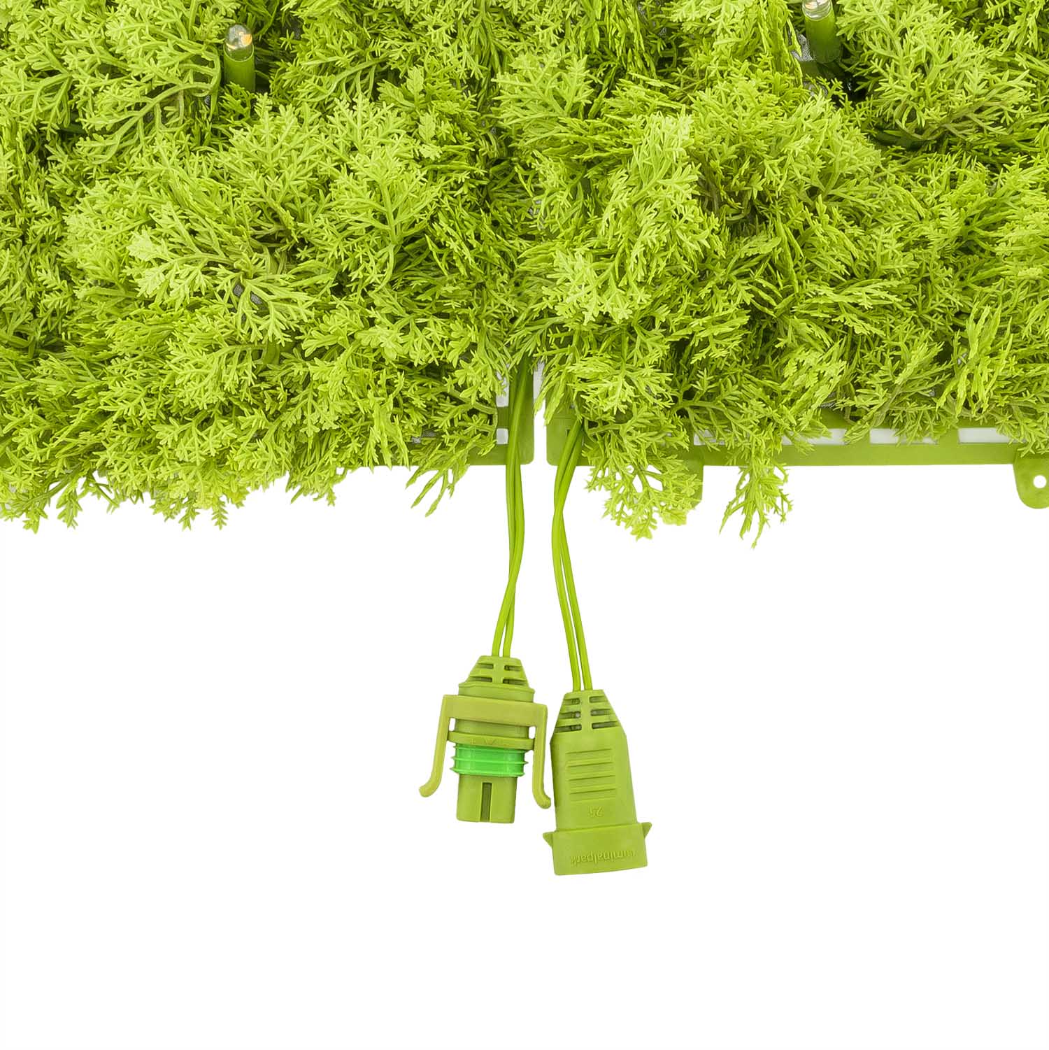 Panneau de Lichen artificiel vert acide Green Wall Light, 16 Maxiled Dual Color blanc chaud 8