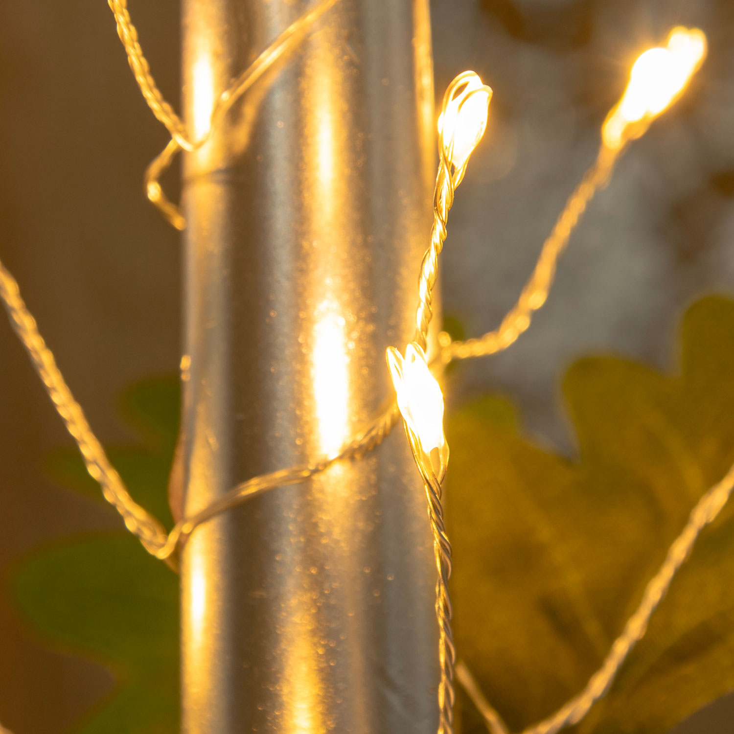 0,3 m, 15 Warm White Microled Battery String Lights, Silver Metal Wire 7 0,3 m, 15 Warm White Microled Battery String Lights, Silver Metal Wire 7