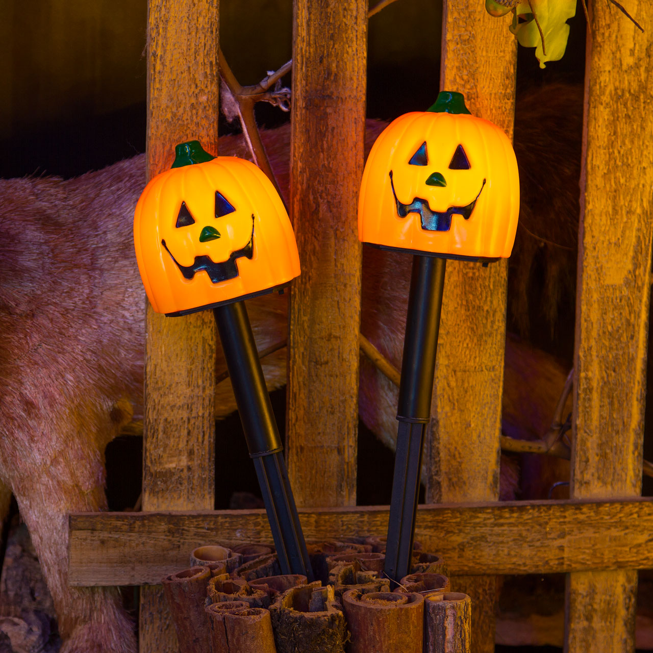 Baliza Led calabaza de Halloween h. 30 cm 2 Baliza Led calabaza de Halloween h. 30 cm 2