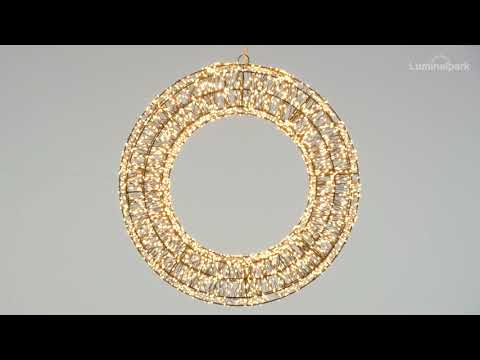 Couronne 3D, Ø 55 cm, 3000 Micro ledblanc chaud et blanc froid, intérieur 2 Couronne 3D, Ø 55 cm, 3000 Micro ledblanc chaud et blanc froid, intérieur 2