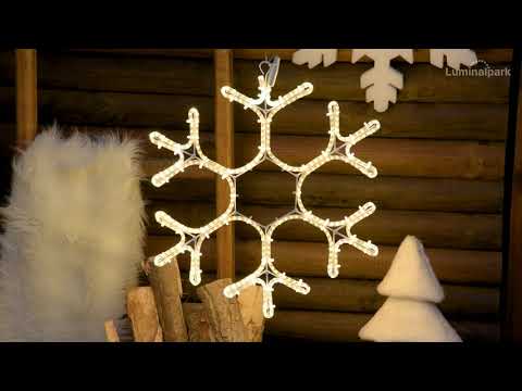 Copo de nieve tubo ultraluminoso, 384 led blanco cálido 2 Copo de nieve tubo ultraluminoso, 384 led blanco cálido 2