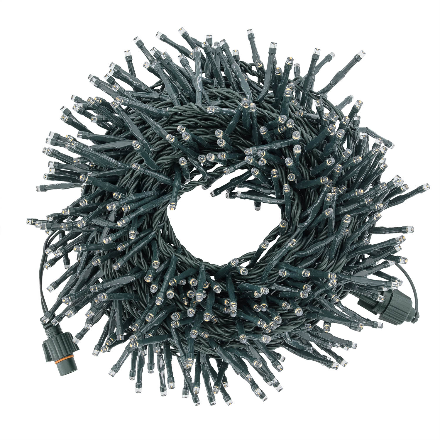 Catena Nastro di luci Connect+ 12 m, 600 led bianco caldo, cavo verde, prolungabile 3 Catena Nastro di luci Connect+ 12 m, 600 led bianco caldo, cavo verde, prolungabile 3