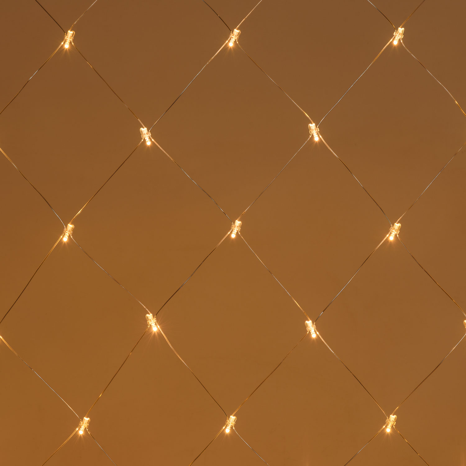 Rete 2 x h 1 m, 64 maxiled bianco caldo, cavo trasparente, prolungabile 5 Rete 2 x h 1 m, 64 maxiled bianco caldo, cavo trasparente, prolungabile 5