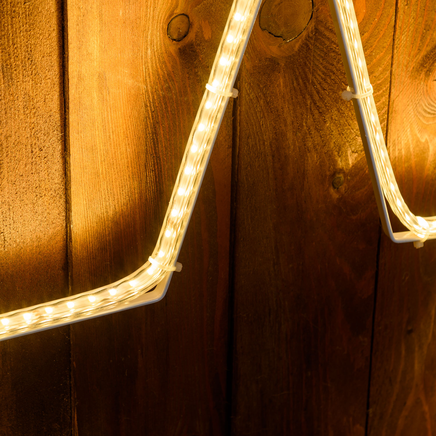 Estrella tubo ultraluminoso Ø 55 cm, led blanco cálido 7 Estrella tubo ultraluminoso Ø 55 cm, led blanco cálido 7