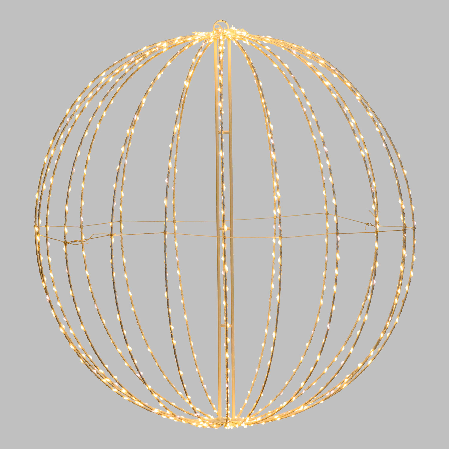 Ø 74 cm, Foldable White 3D Sphere, Warm White and White MicroEDs, for indoor use 5 Ø 74 cm, Foldable White 3D Sphere, Warm White and White MicroEDs, for indoor use 5