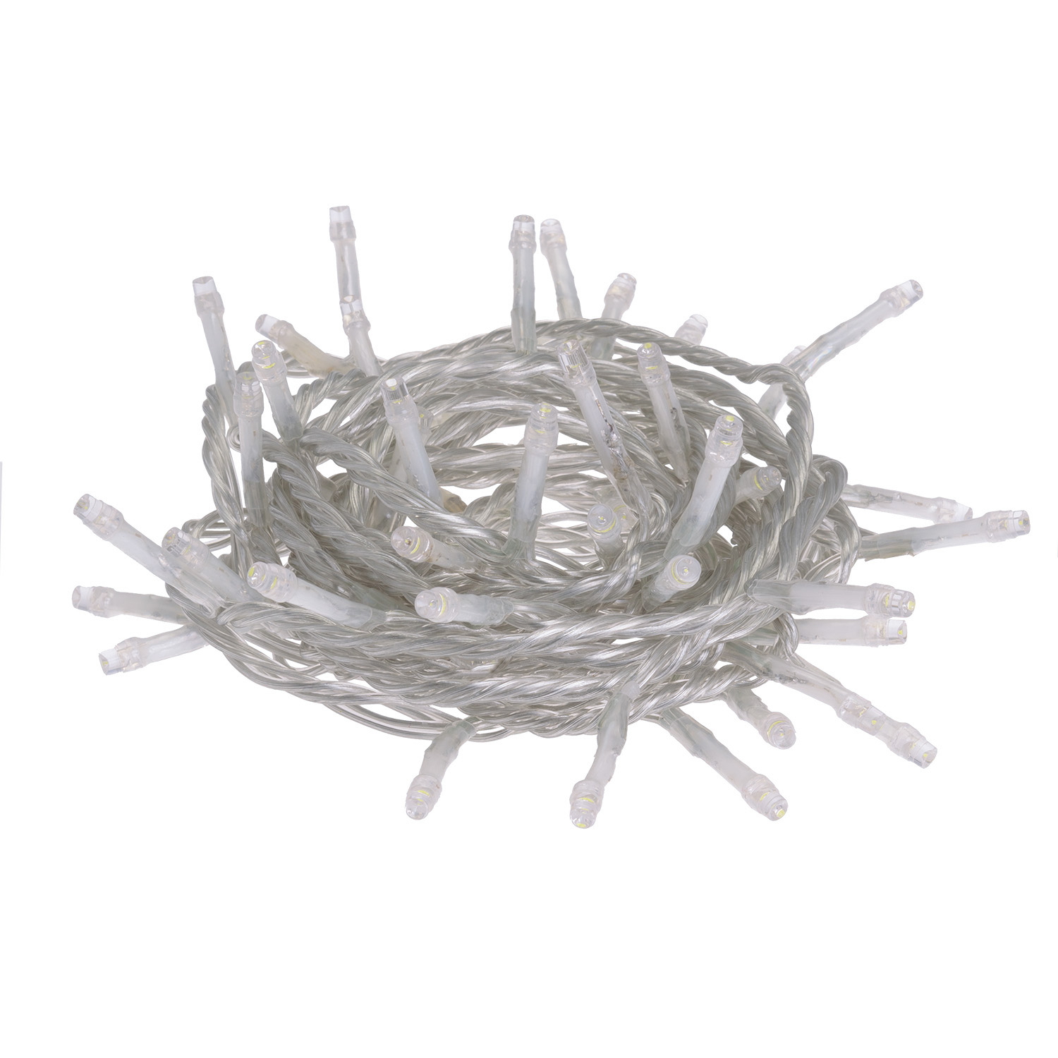 Guirlande Connect+ 5 m, 50 led blanc froid, câble transparent, prolongeable 2 Guirlande Connect+ 5 m, 50 led blanc froid, câble transparent, prolongeable 2