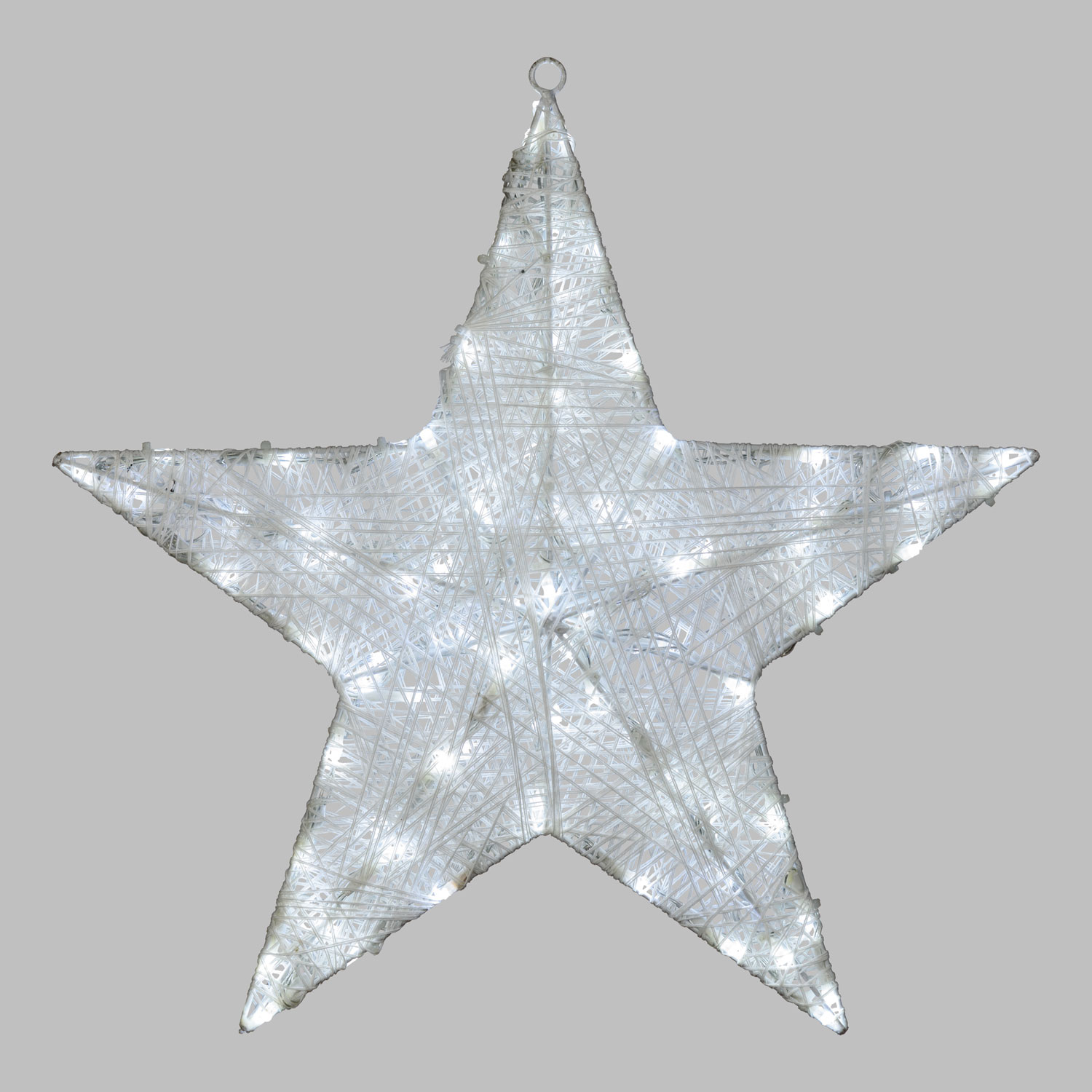 Estrella blanca 3D Ø 45 cm, Dual Color led blanco cálido y frío 11 Estrella blanca 3D Ø 45 cm, Dual Color led blanco cálido y frío 11
