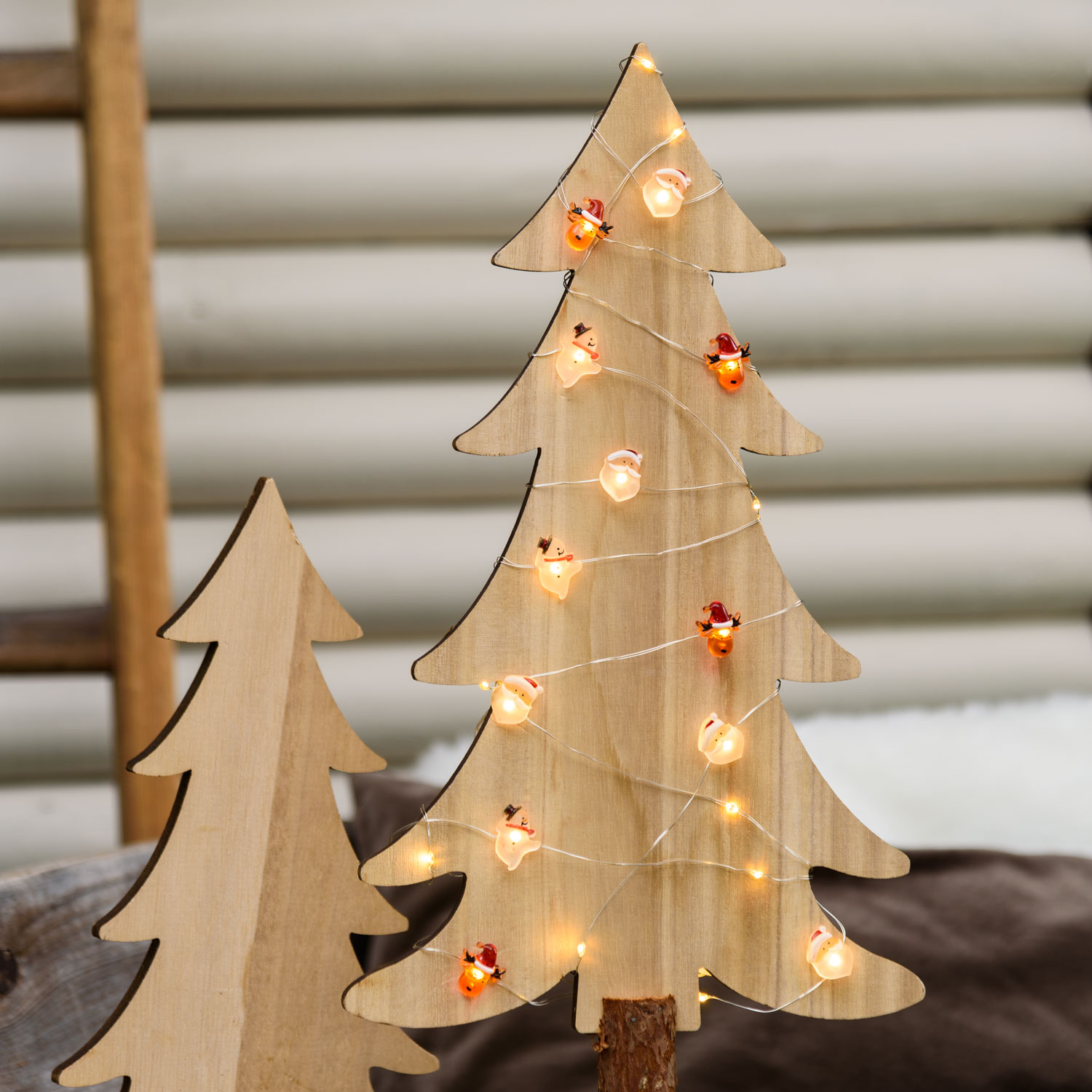 Guirnalda con 40 decoraciones navideñas a pilas, microled blanco cálido 12 Guirnalda con 40 decoraciones navideñas a pilas, microled blanco cálido 12