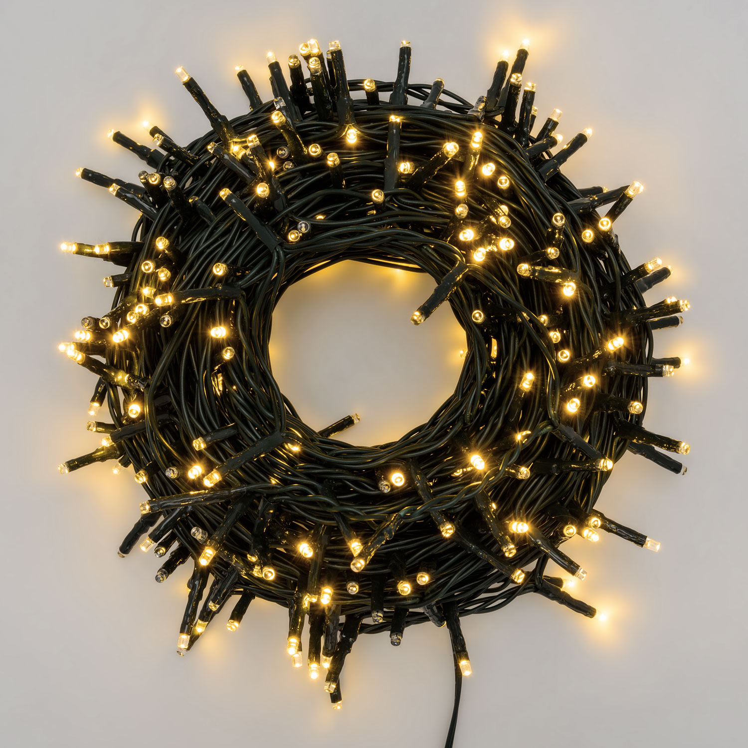 Lichterkette 18 m, 300 Mini LEDs warmweiß, grünes Kabel Lichterkette 18 m, 300 Mini LEDs warmweiß, grünes Kabel