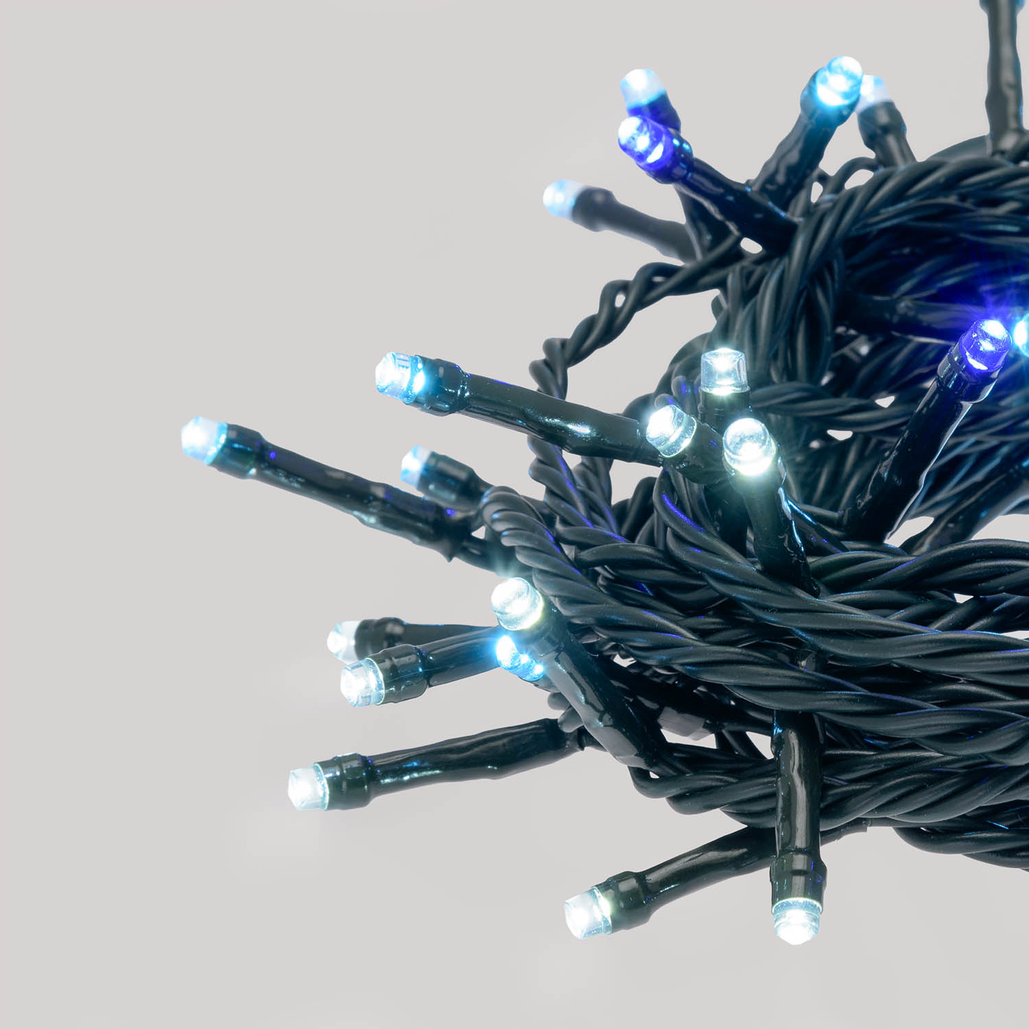 Guirlande Connect+ 8 m, 80 led multicolor Ice, câble vert, prolongeable 3 Guirlande Connect+ 8 m, 80 led multicolor Ice, câble vert, prolongeable 3