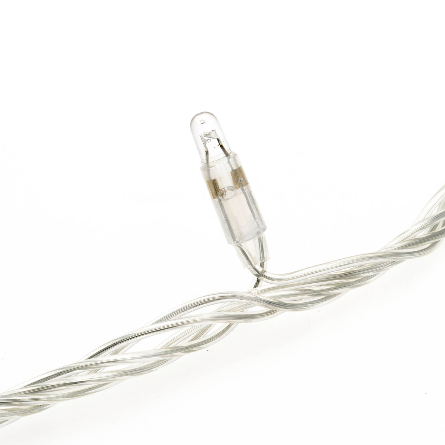 Curtain Light 2 x h 1 m, 84 Warm White and Cold White MaxiLEDs, transparent cable, extendable 4