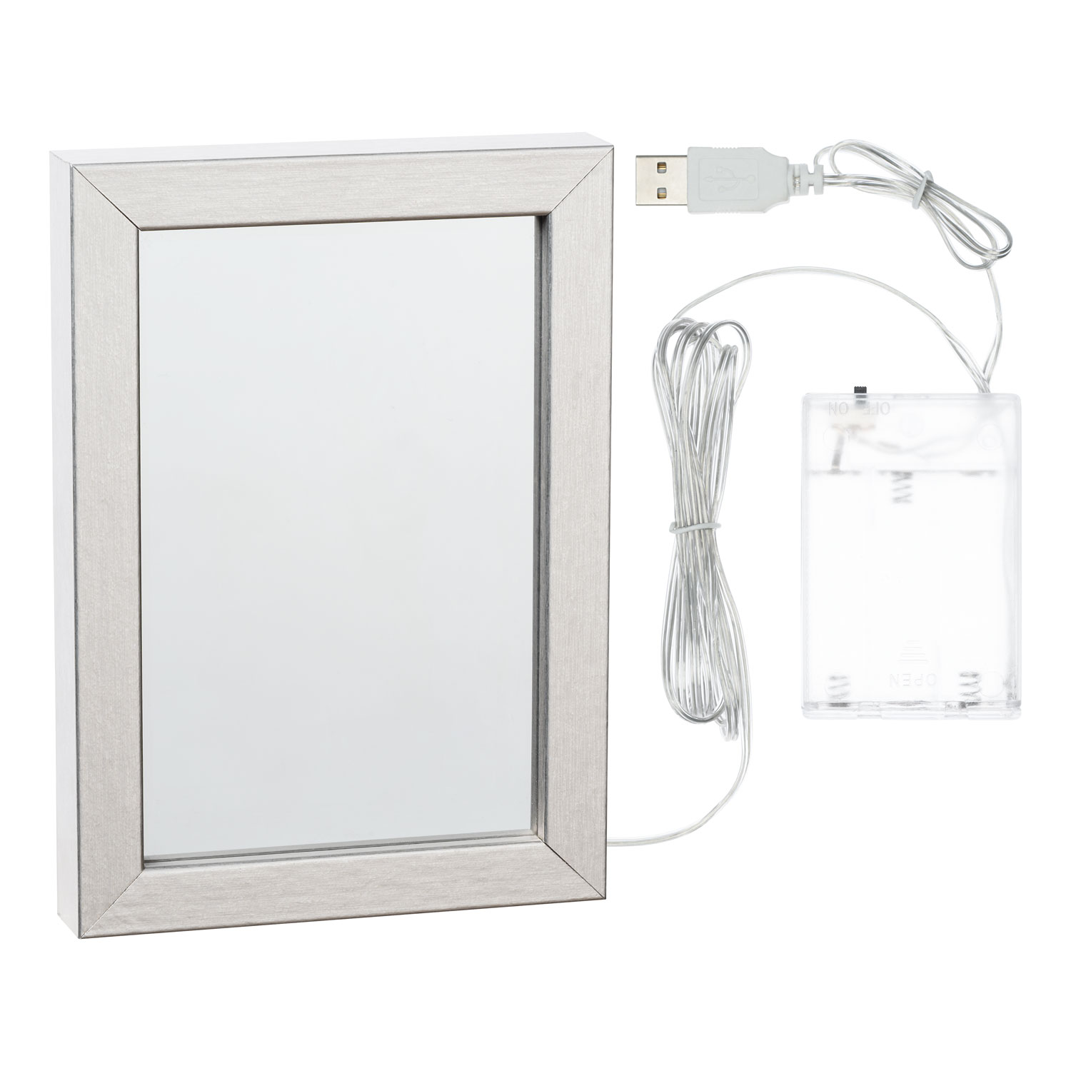 Warm White Leds Picture with Santa Claus and Reindeer 5 Warm White Leds Picture with Santa Claus and Reindeer 5