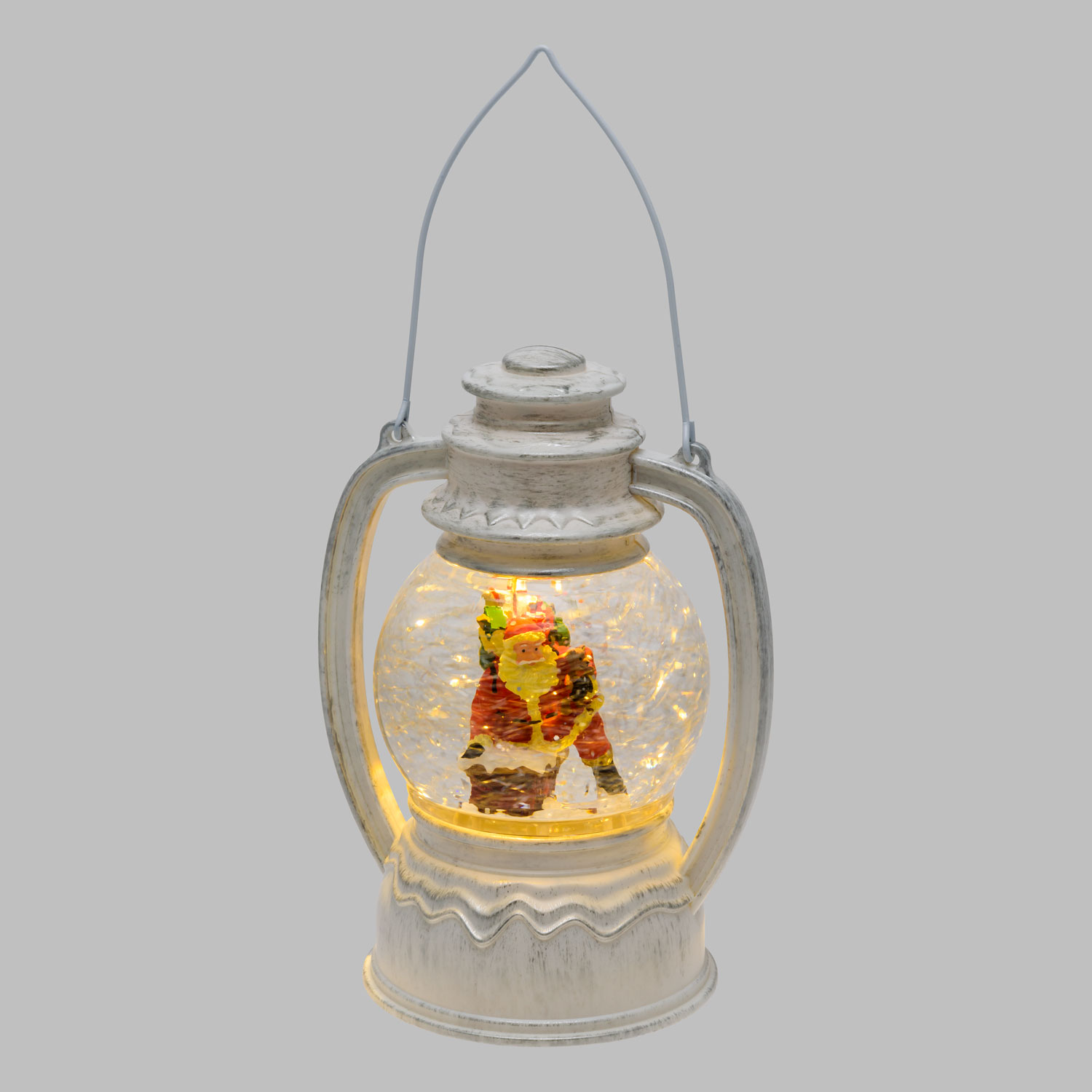 Sphärische weiße LED Weihnachtslaterne mit Wasser gefüllt, h 19 cm, warmweiß 5 Sphärische weiße LED Weihnachtslaterne mit Wasser gefüllt, h 19 cm, warmweiß 5
