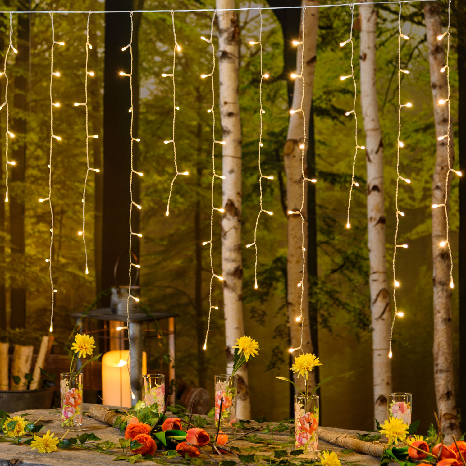 5,2 x h 1,1 m 360 Warm white Leds Solar Icicle, Power Bank with USB charging 5 5,2 x h 1,1 m 360 Warm white Leds Solar Icicle, Power Bank with USB charging 5