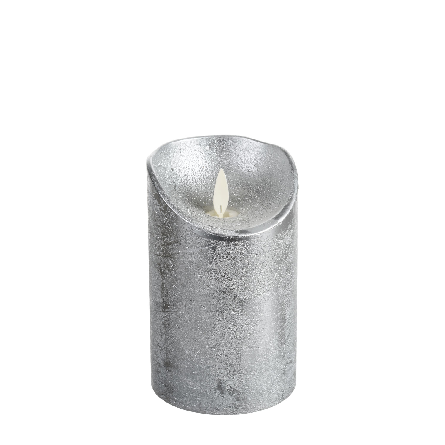 Candela Rustic Argento h 12,5 cm 3 Candela Rustic Argento h 12,5 cm 3