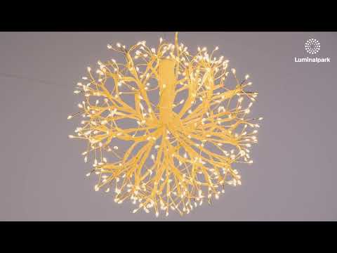 Leuchtende RICCO-Sphäre mit weißen Ästen, Ø 30 cm, warmweiße Micro-LED, für den Innenbereich 2 Leuchtende RICCO-Sphäre mit weißen Ästen, Ø 30 cm, warmweiße Micro-LED, für den Innenbereich 2