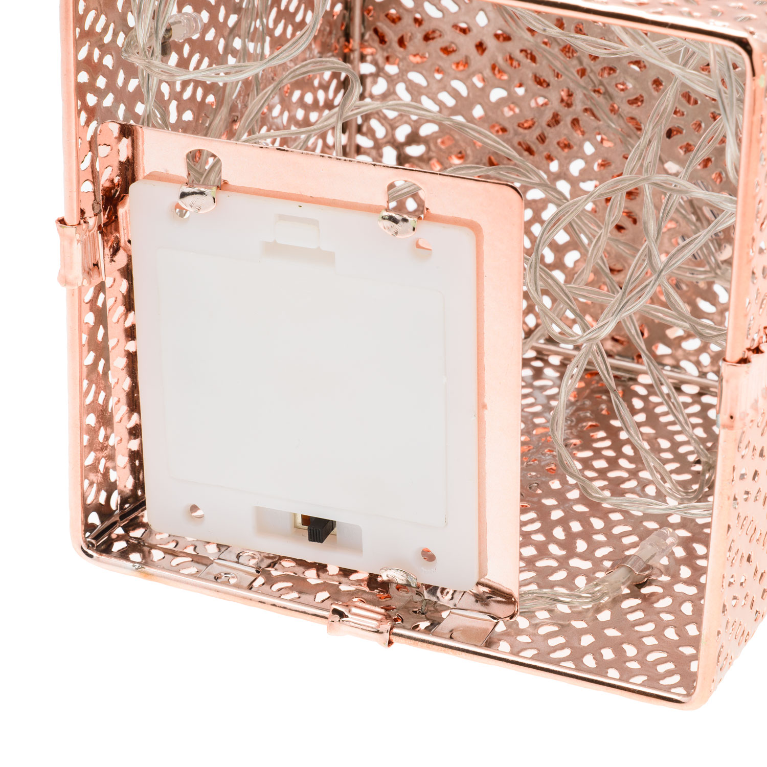 Kupferfarbenes LED Geschenkpaket h 16,5 cm, warmweiß 3 Kupferfarbenes LED Geschenkpaket h 16,5 cm, warmweiß 3