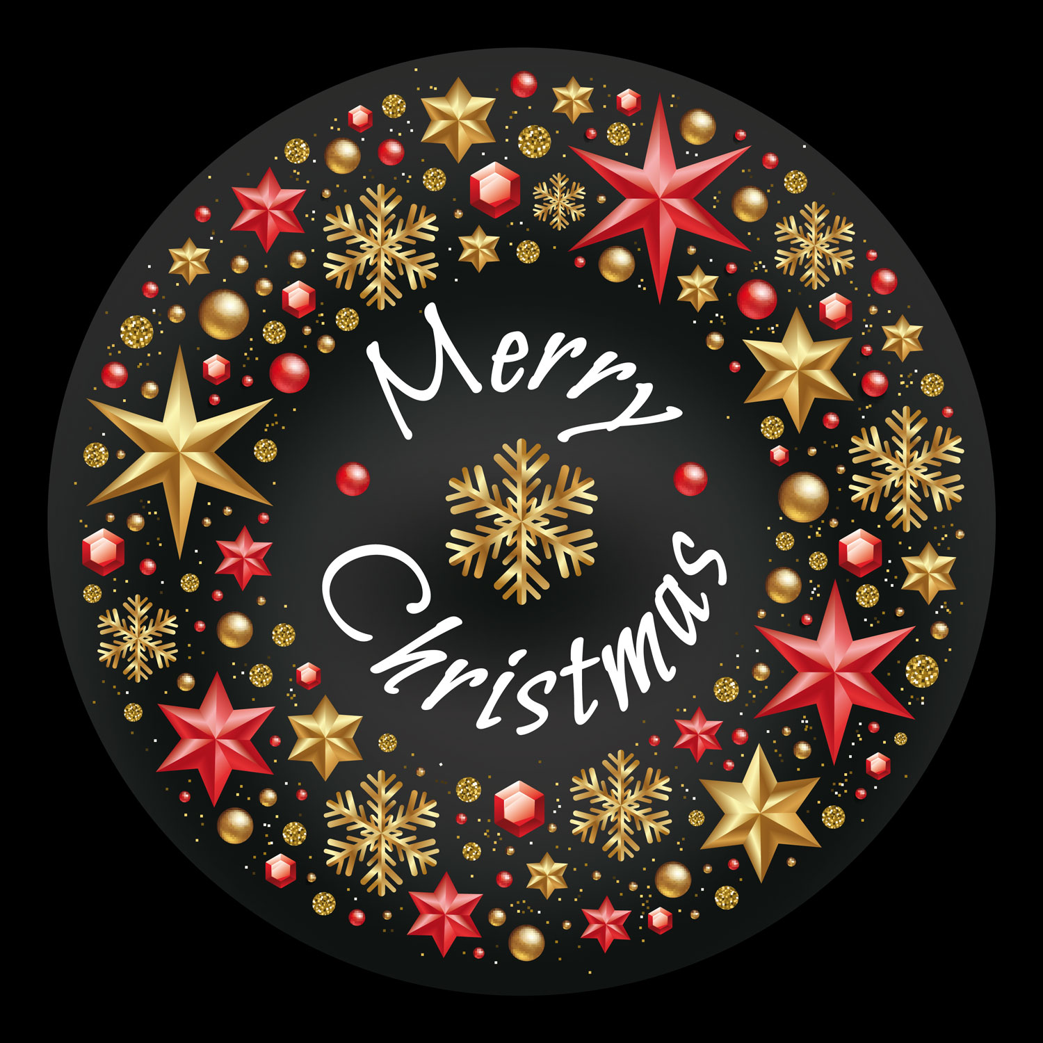 Gobo Corona di decorazioni Merry Christmas Gobo Corona di decorazioni Merry Christmas
