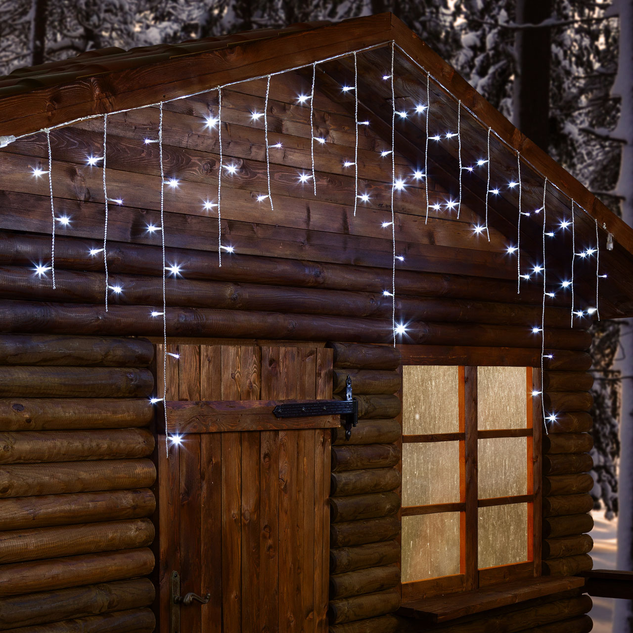 Estalactitas de luces Led 2,7 x h. 0,8 m Estalactitas de luces Led 2,7 x h. 0,8 m