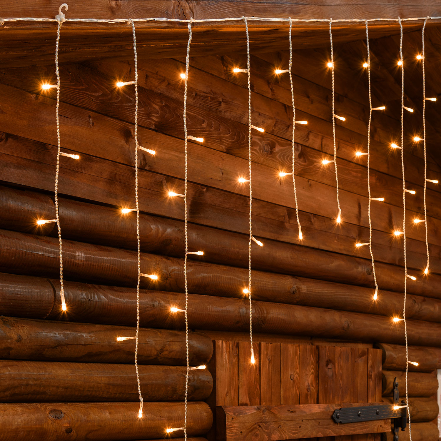 Smart Connect Eisregen-Lichterkette, 3 x h 1 m, 120 LEDs extra warmweiß, weißes Kabel 4 Smart Connect Eisregen-Lichterkette, 3 x h 1 m, 120 LEDs extra warmweiß, weißes Kabel 4