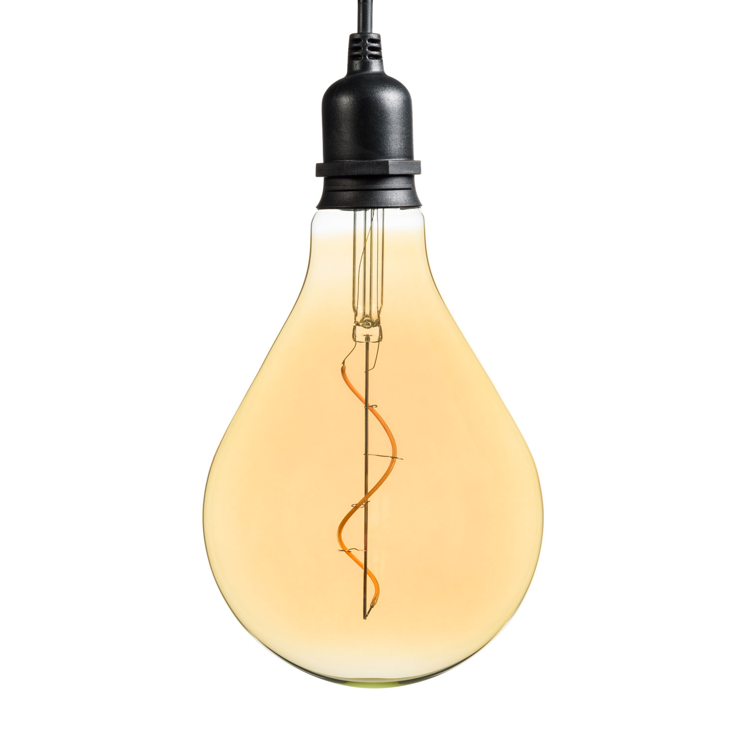 Batteriebetriebene hängende Lampe h 240 mm, Filament LED warmweiß